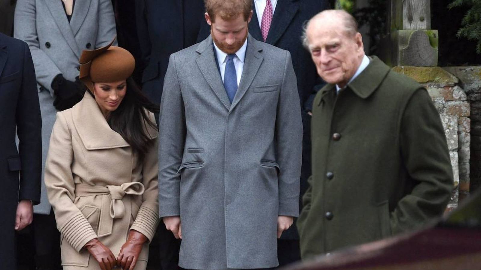 Los Sussex con Felipe de Edimburgo en una foto de archivo.