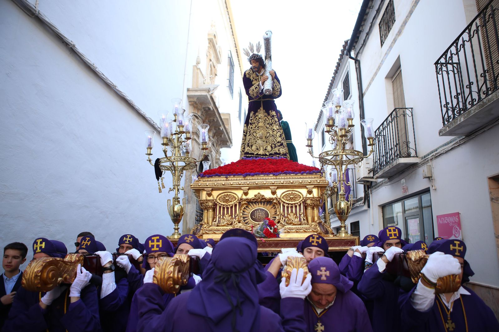 Viernes Santo en Montilla: Plenitud desde la iglesia de San Agustín