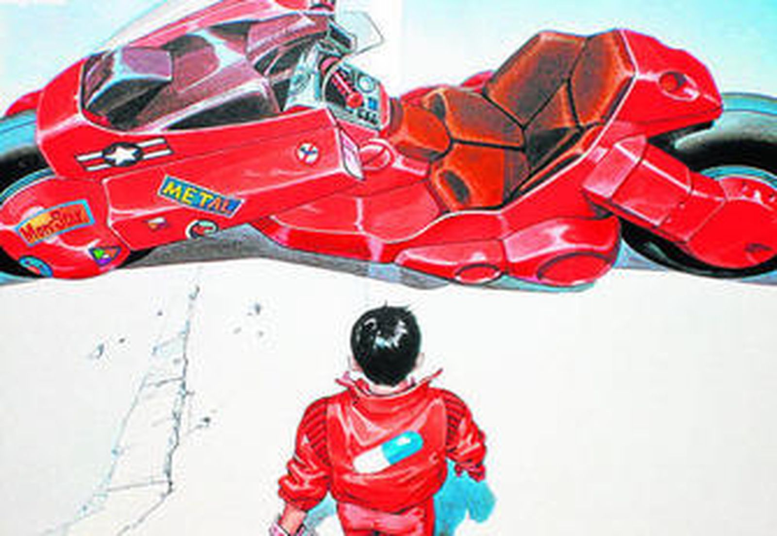 Una de las imágenes de la cinta de animación 'Akira'.