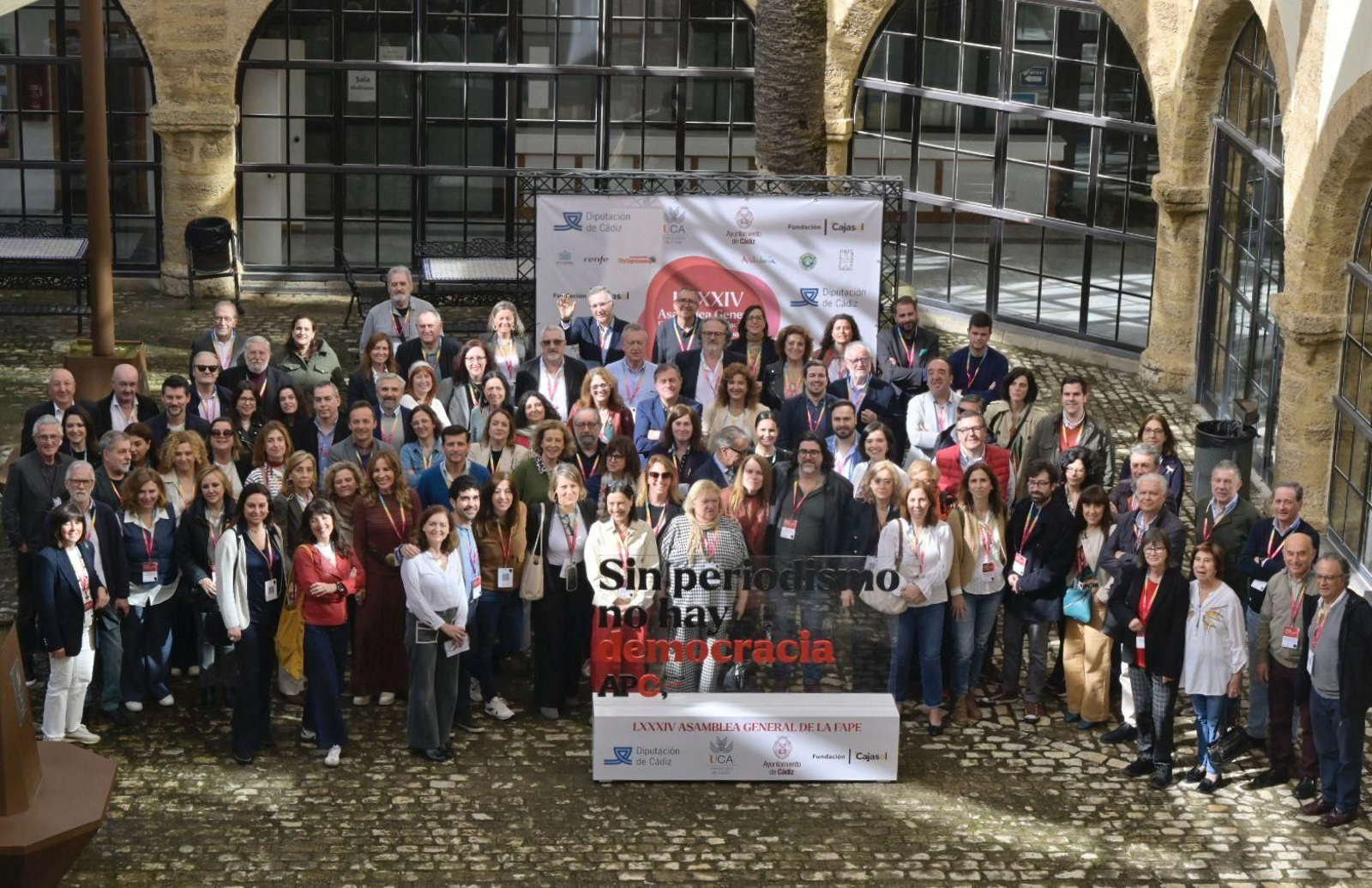 Una imagen de la Asamblea de la FAPE que ha tenido lugar en Cádiz.