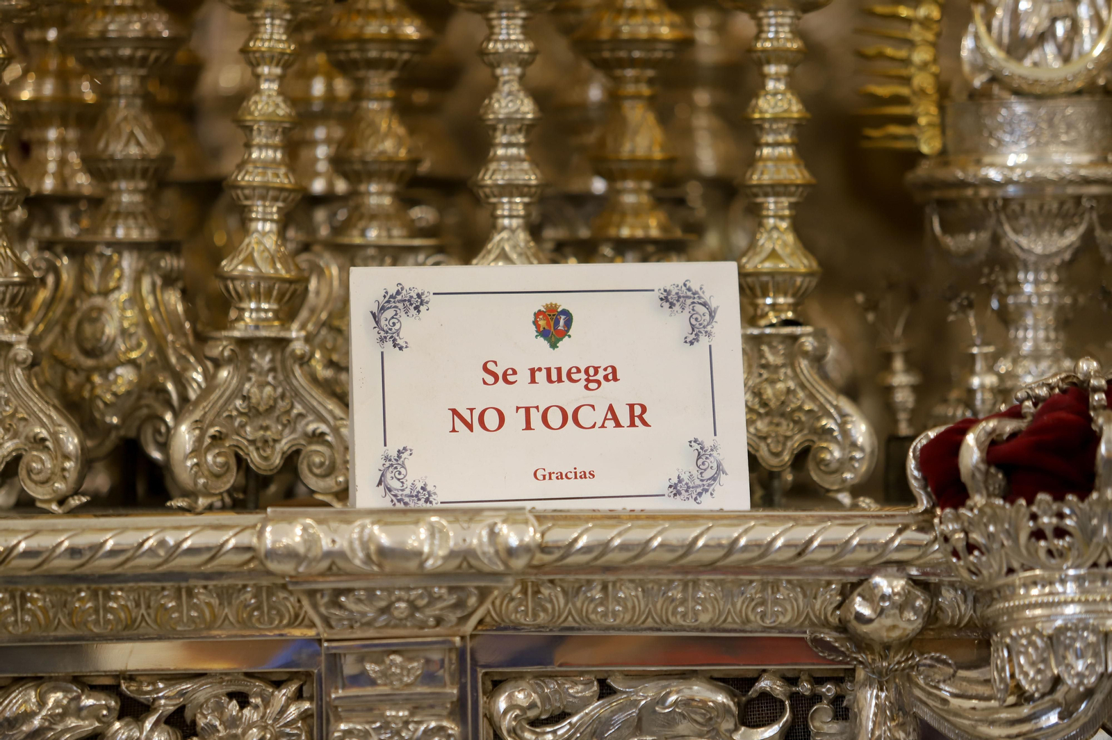 Fotos de los preparativos de la Semana Santa en Algeciras