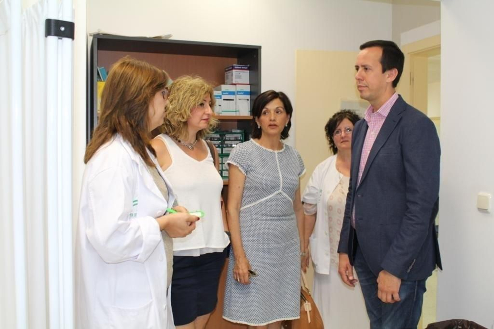 Visita a Roquetas Norte, a mediados del mes de julio.