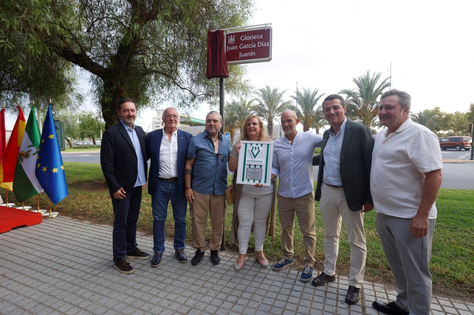 Las mejores imágenes del acto en homenaje a Juanín, leyenda del Córdoba CF