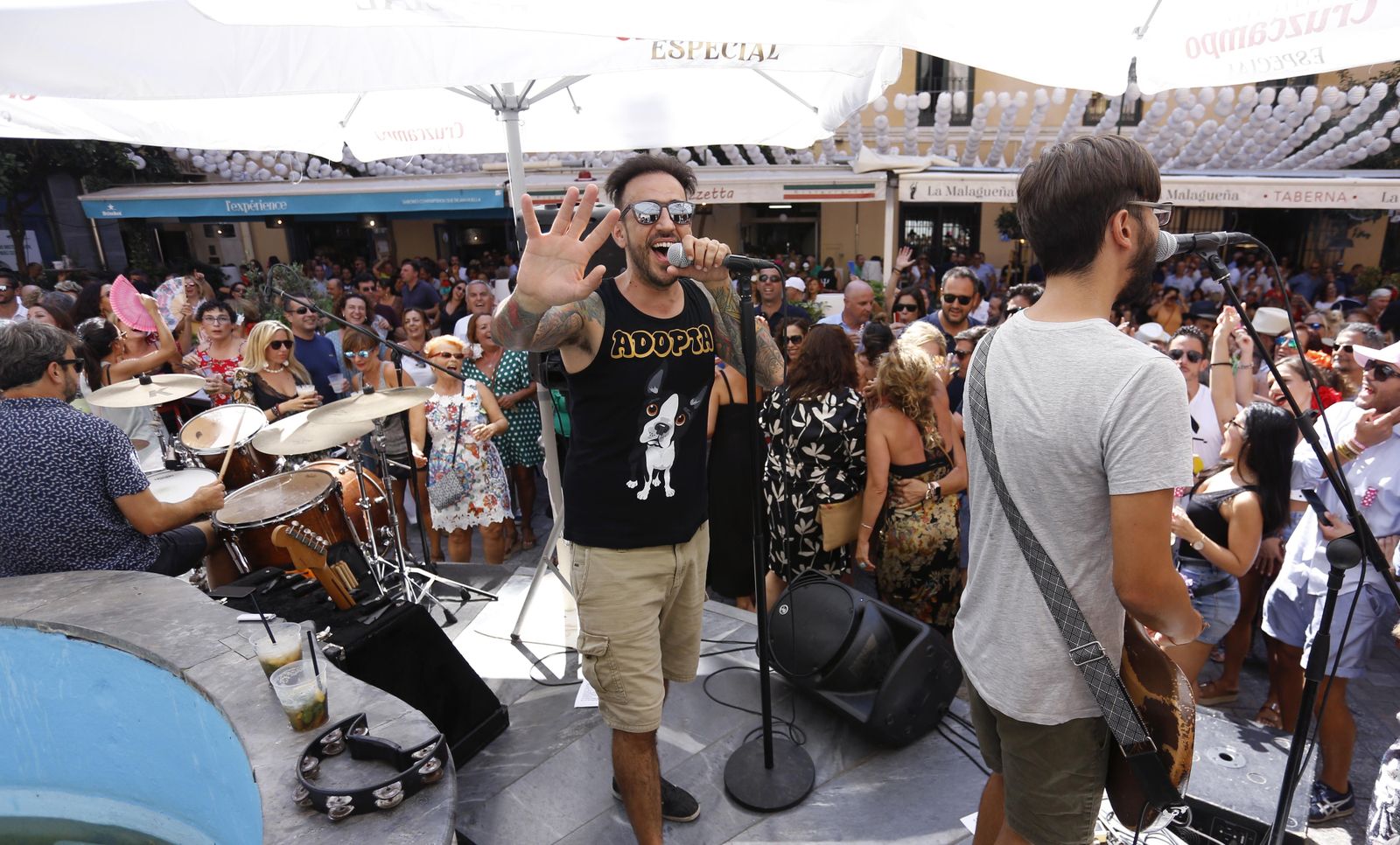 Fotos del último día de Feria de Málaga en el centro