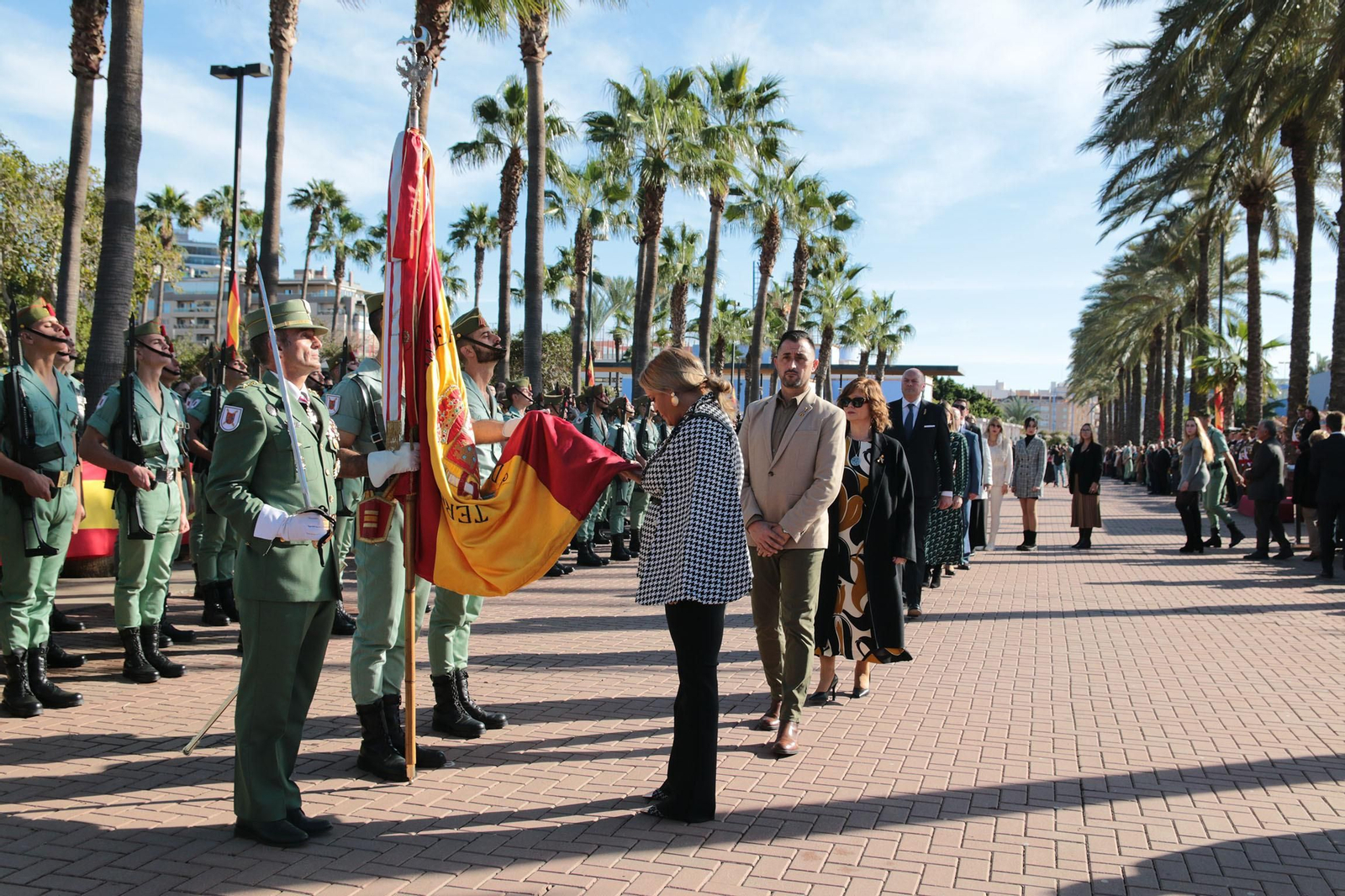 Jura de bandera civil en Las Almadrabillas