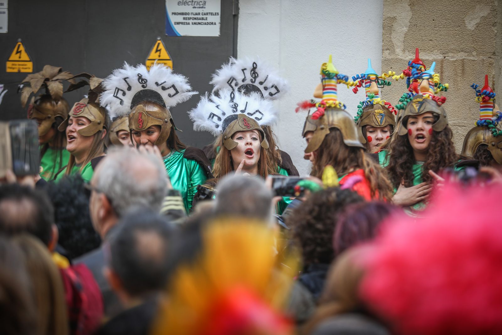 Batalla de coplas en el centro histórico