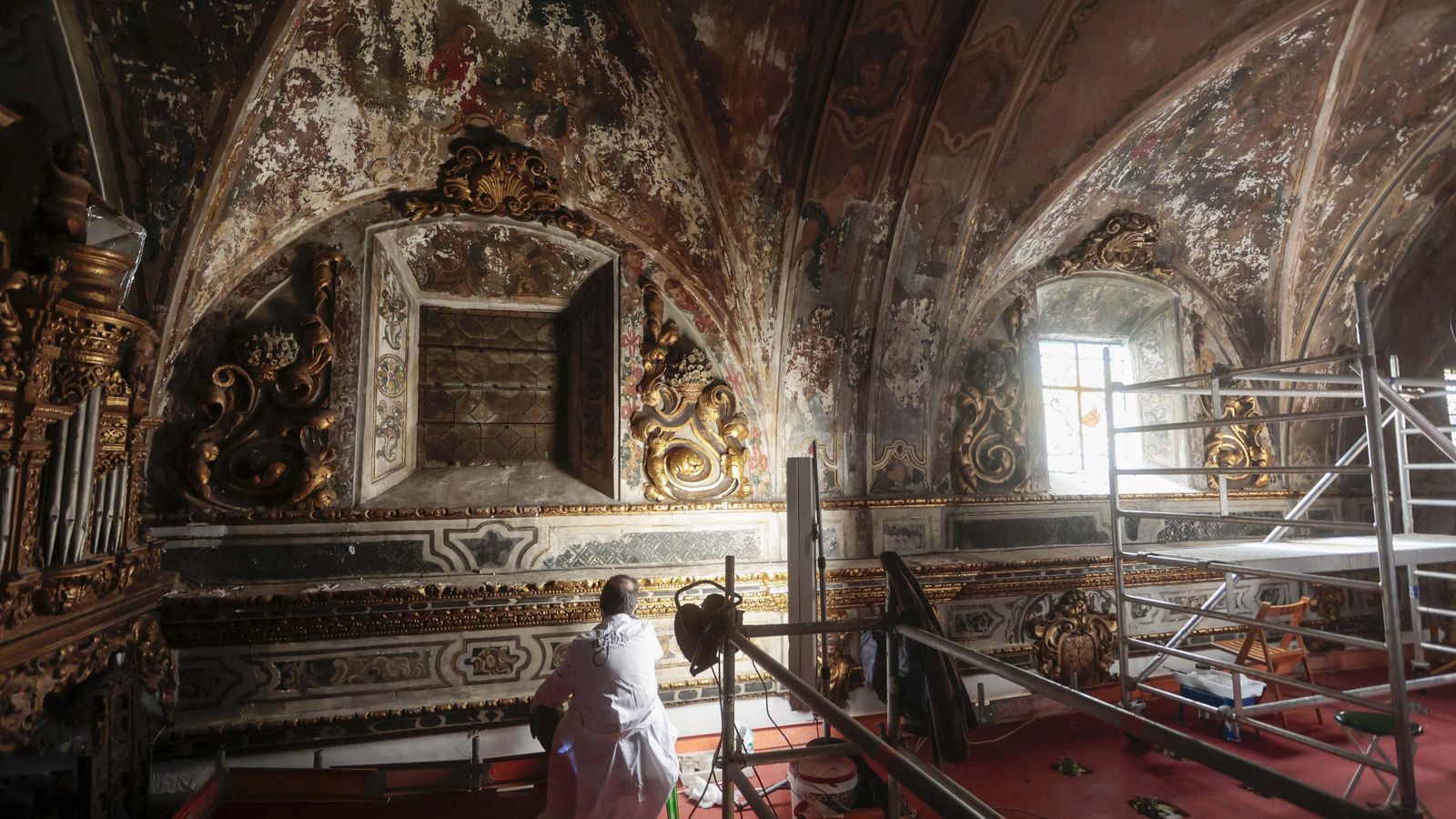 Intervención en la Capilla de San José.