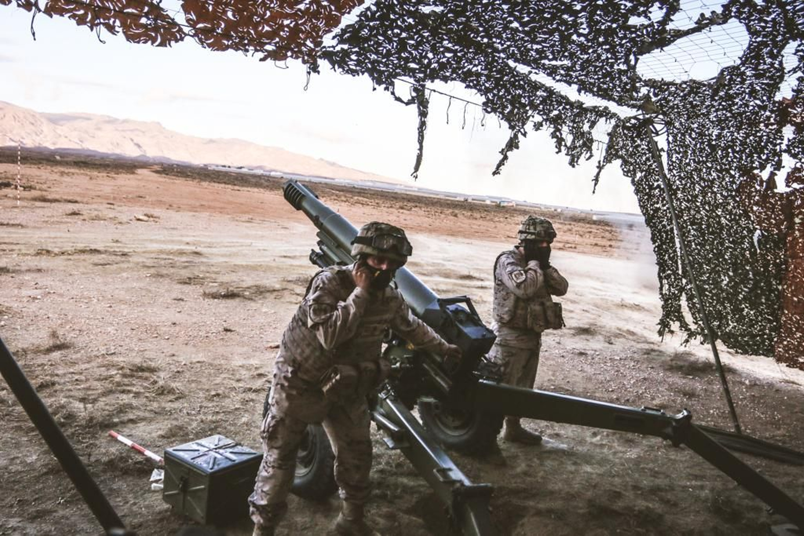 Imágenes de las maniobras del Tercio de Armada de Infantería de Marina en Almería