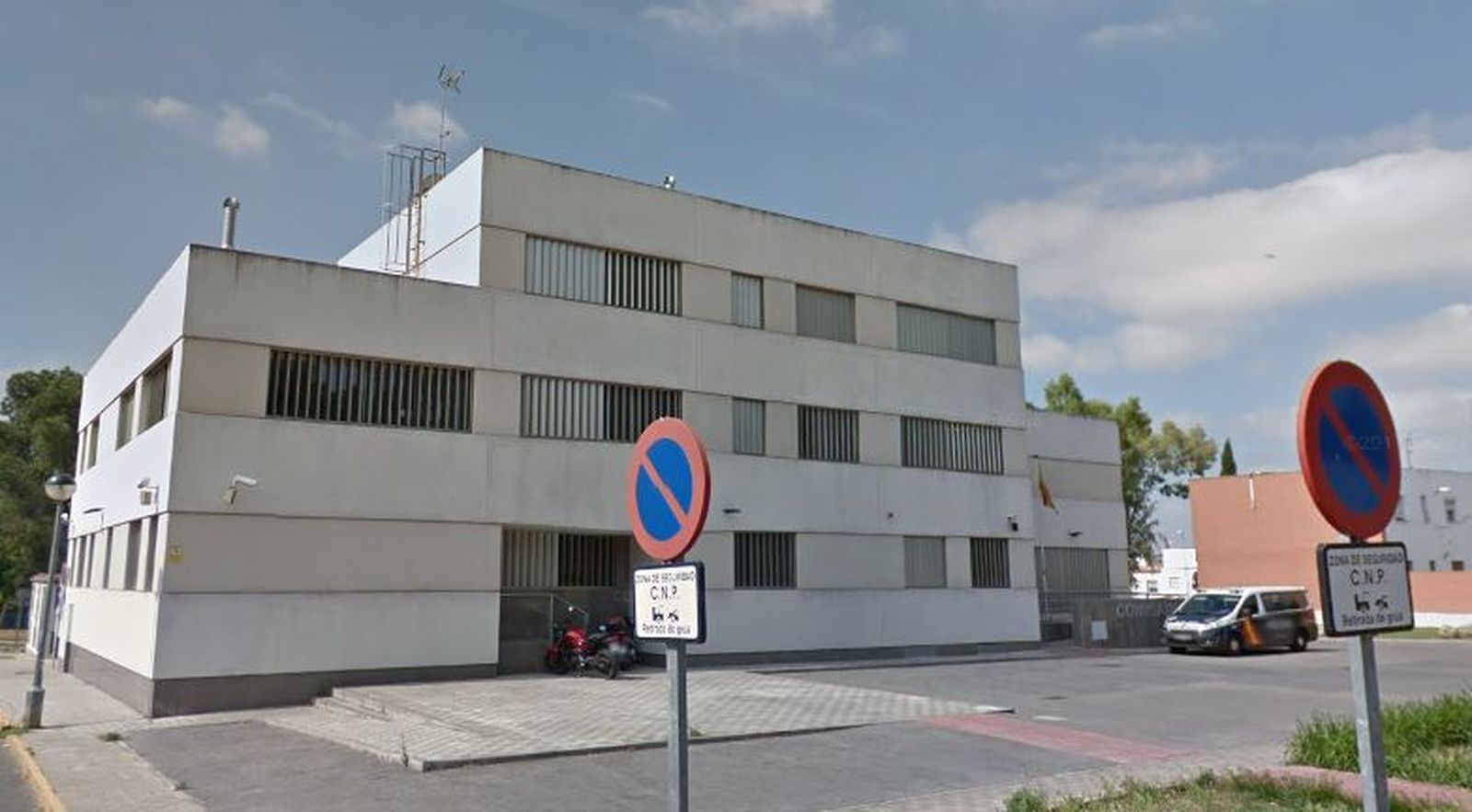 La Comisaría de la Policía Nacional en Coria del Río.