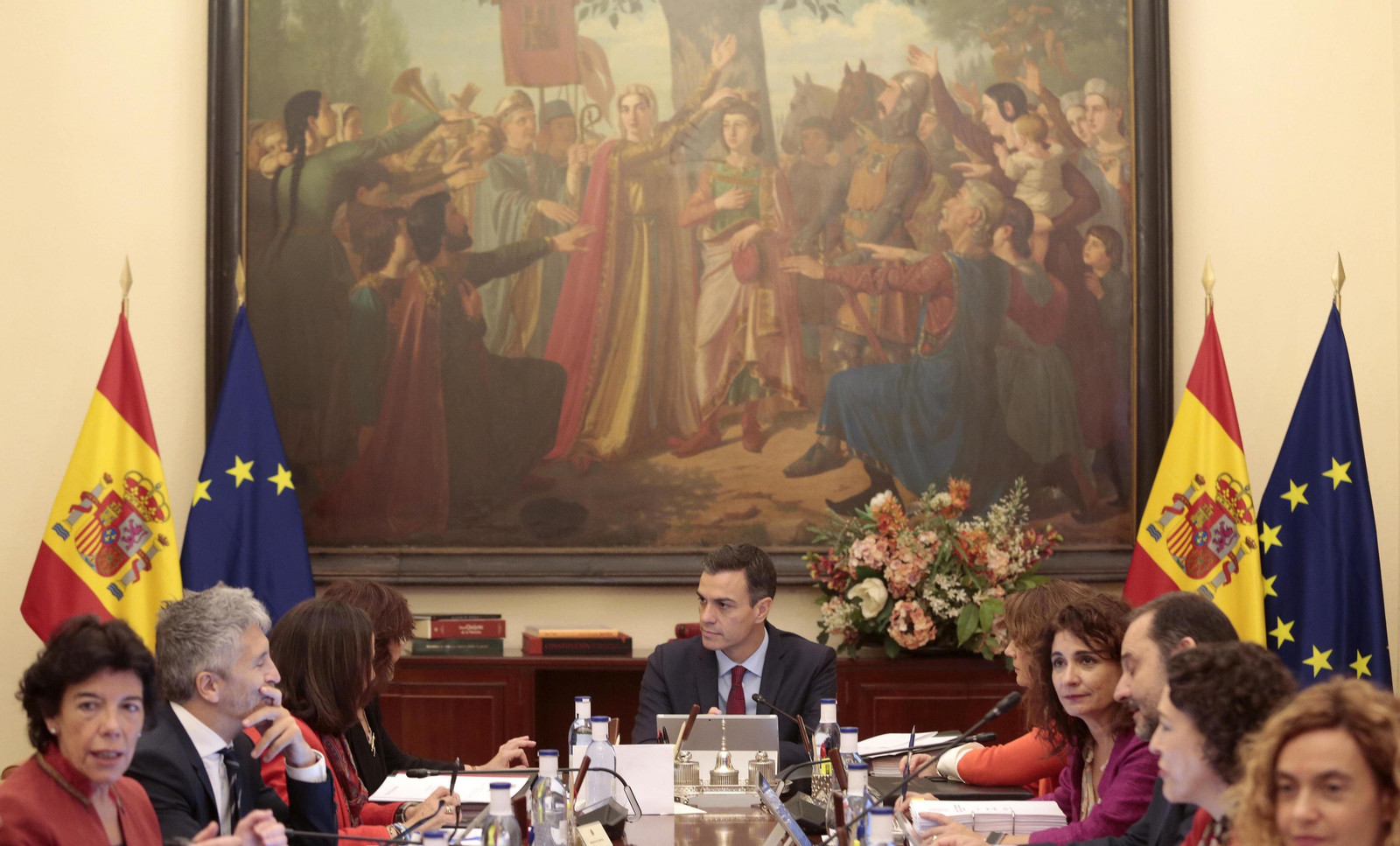 Las imágenes de la reunión del Consejo de Ministros en Sevilla