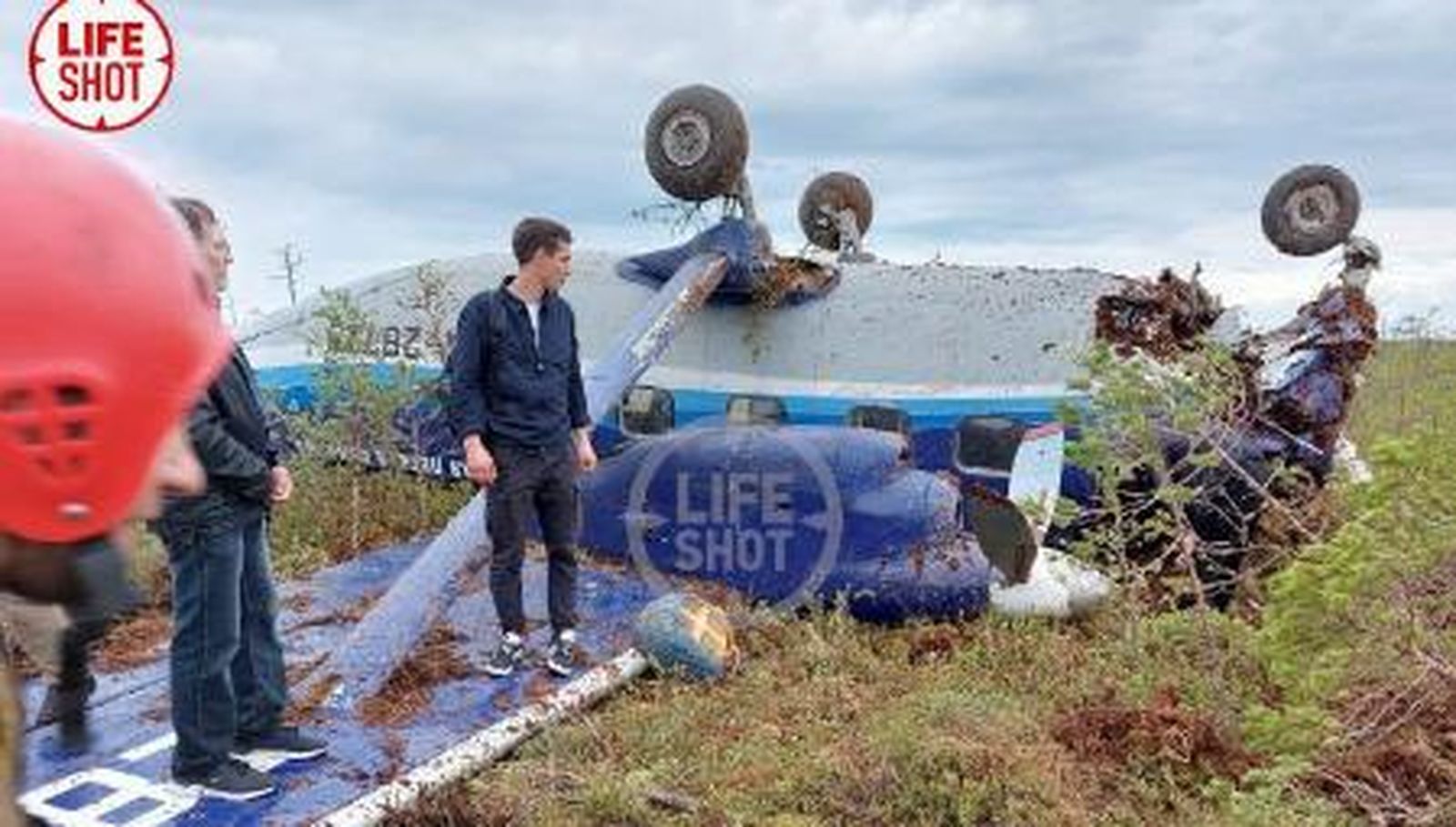 Así ha quedado el avión
