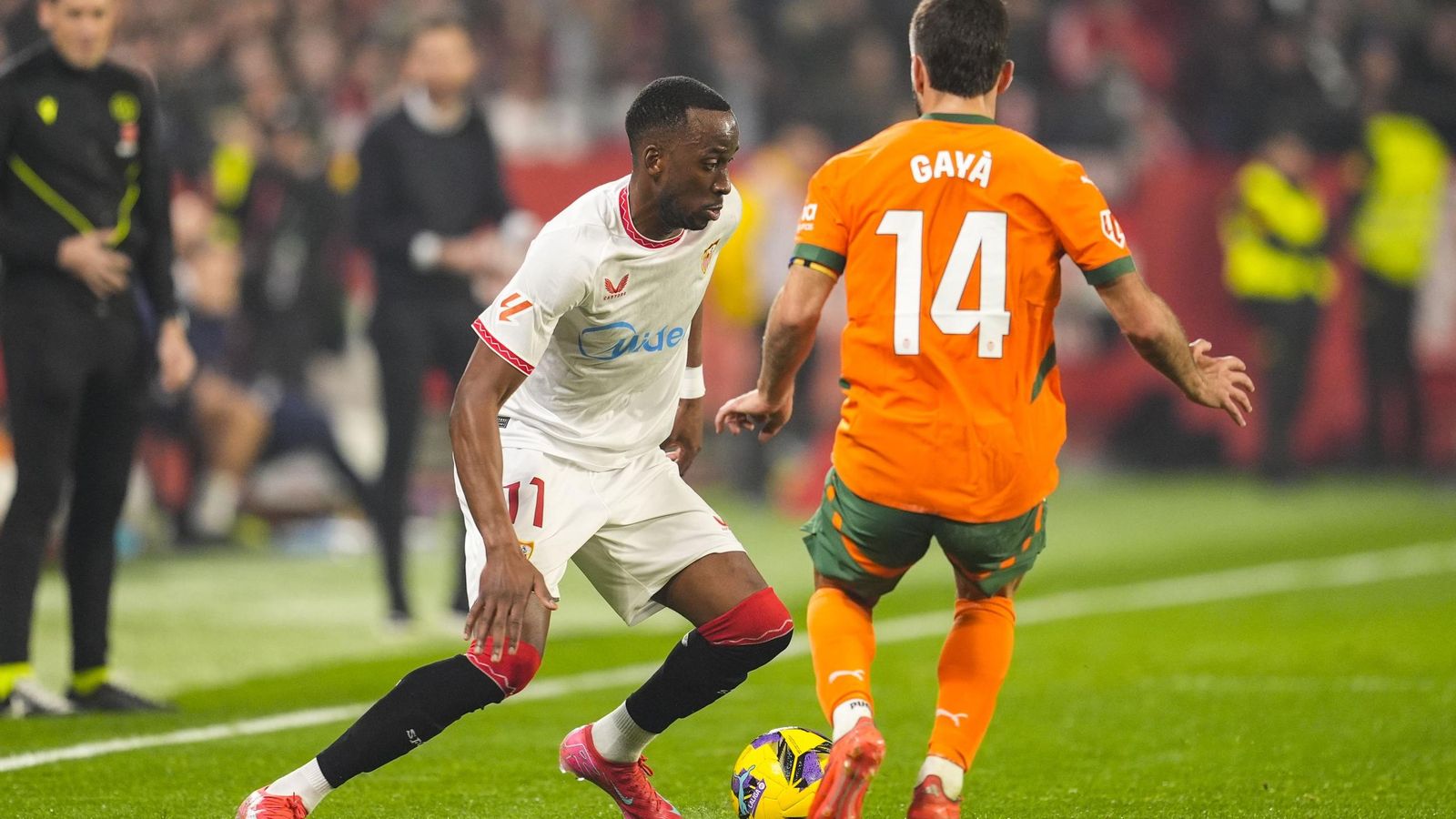 Las mejores imágenes del partido Sevilla - Valencia