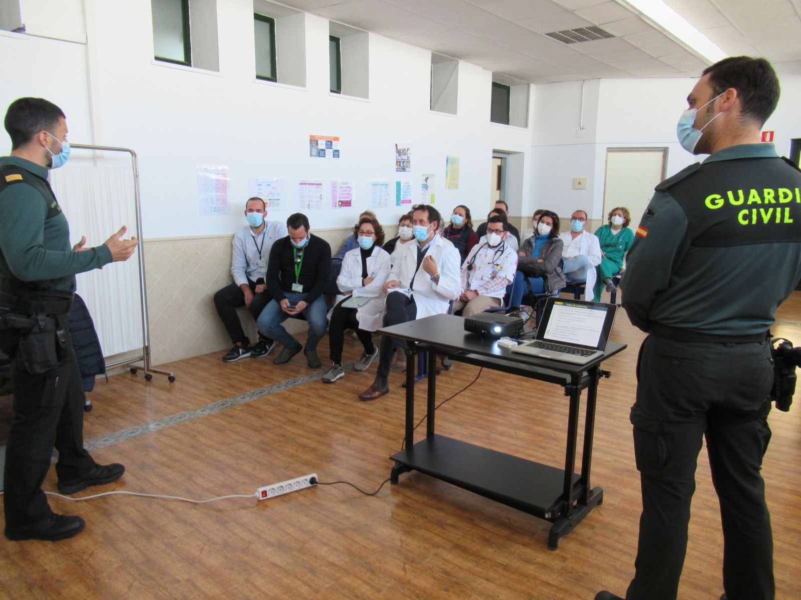 Jornadas de la Guardia Civil de Algeciras dirigidas a personal sanitario