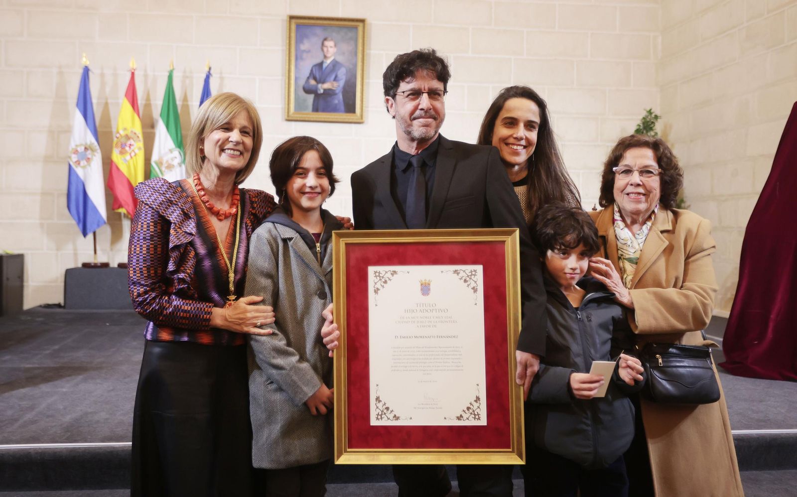 Emilio Morenatti ya es Hijo Adoptivo de Jerez