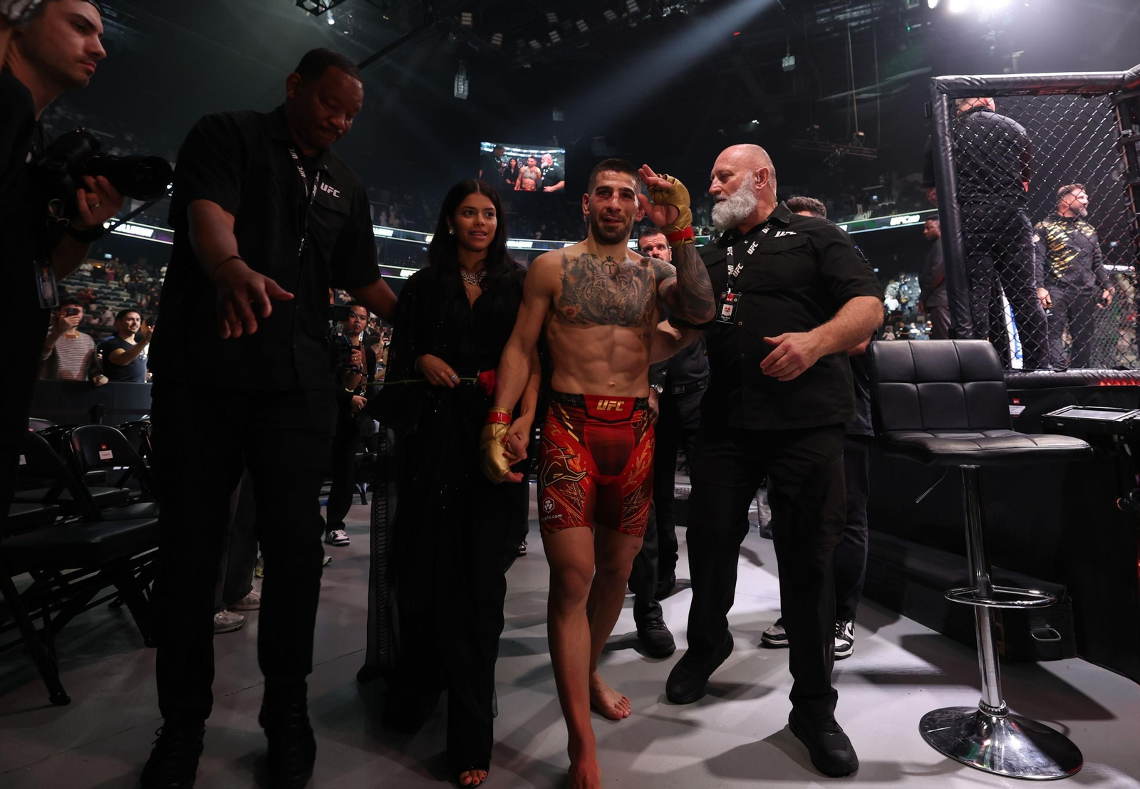 Las fotos de Topuria-Holloway