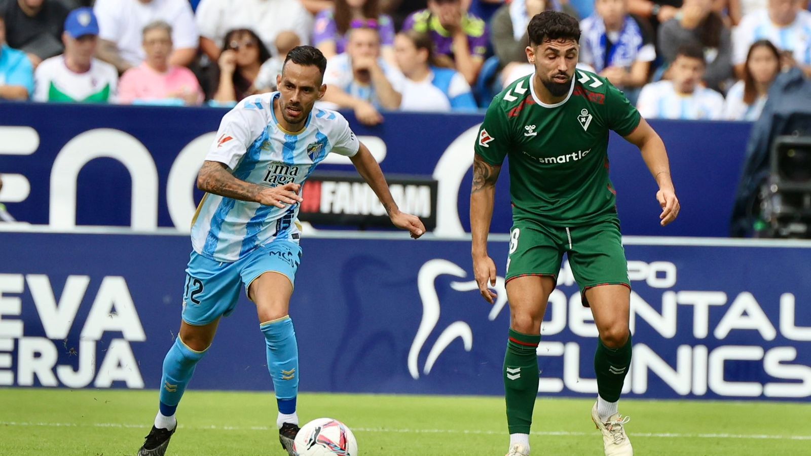 El Málaga CF - Eibar, en fotos