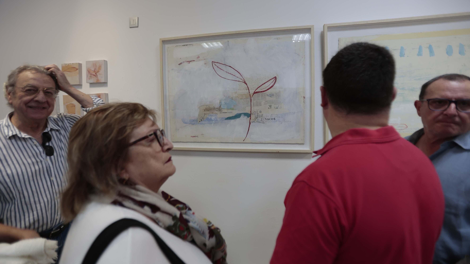 Las fotos de la inauguración de la exposición de Blanca Orozco "Lo que renace"