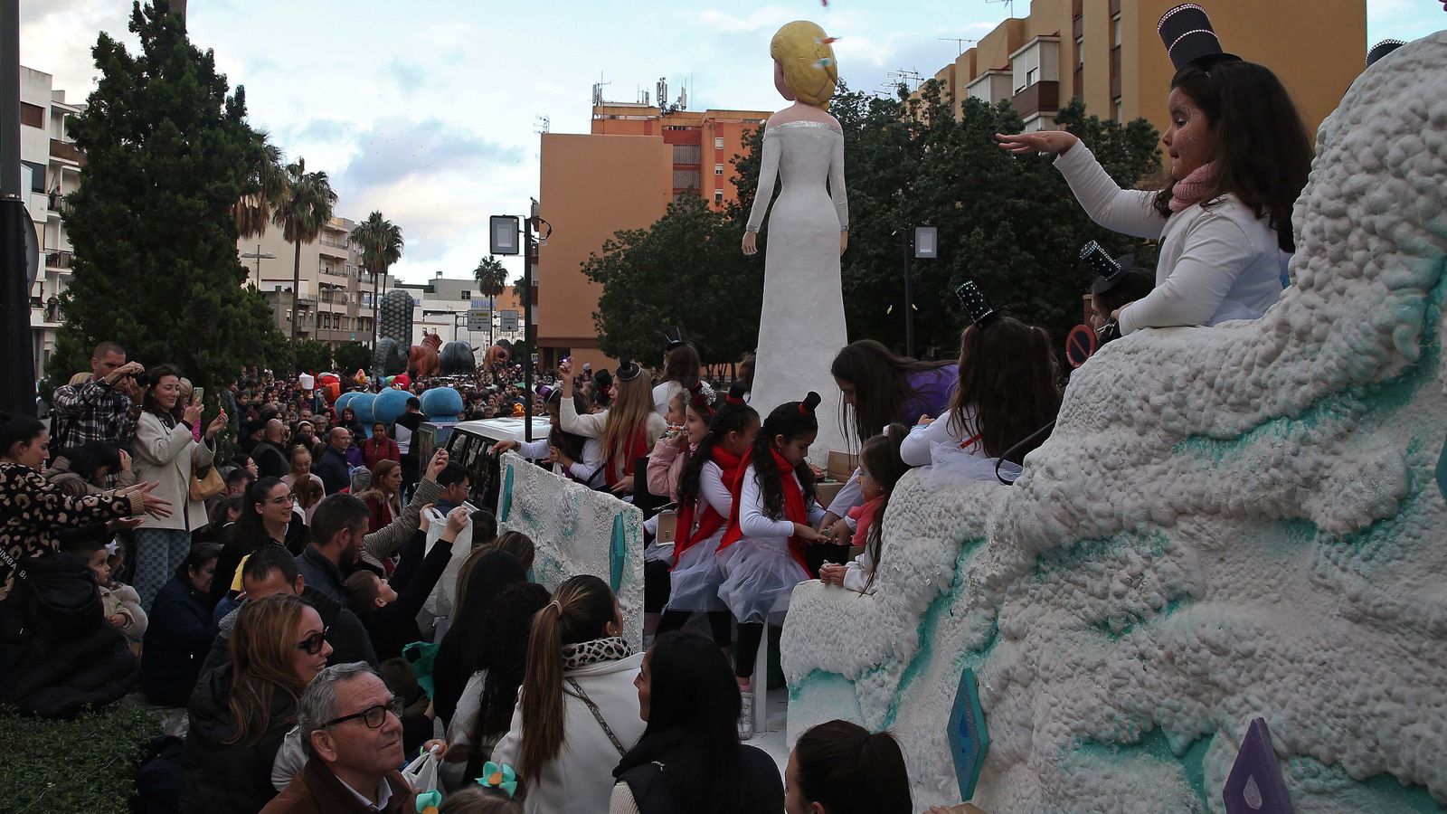 Fotos de la cabalgata de los Reyes Magos en Algeciras