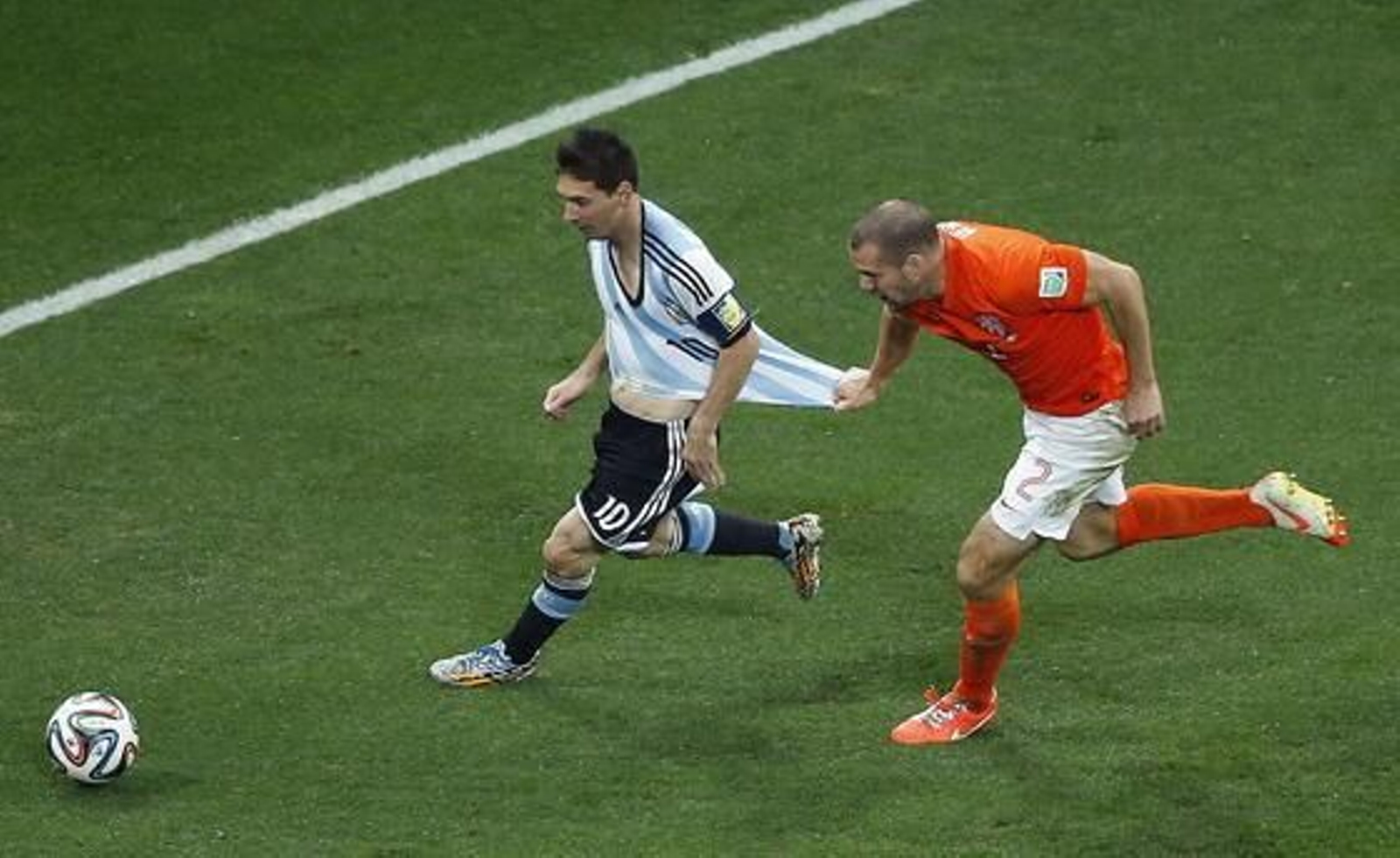 Las imágenes del Holanda-Argentina