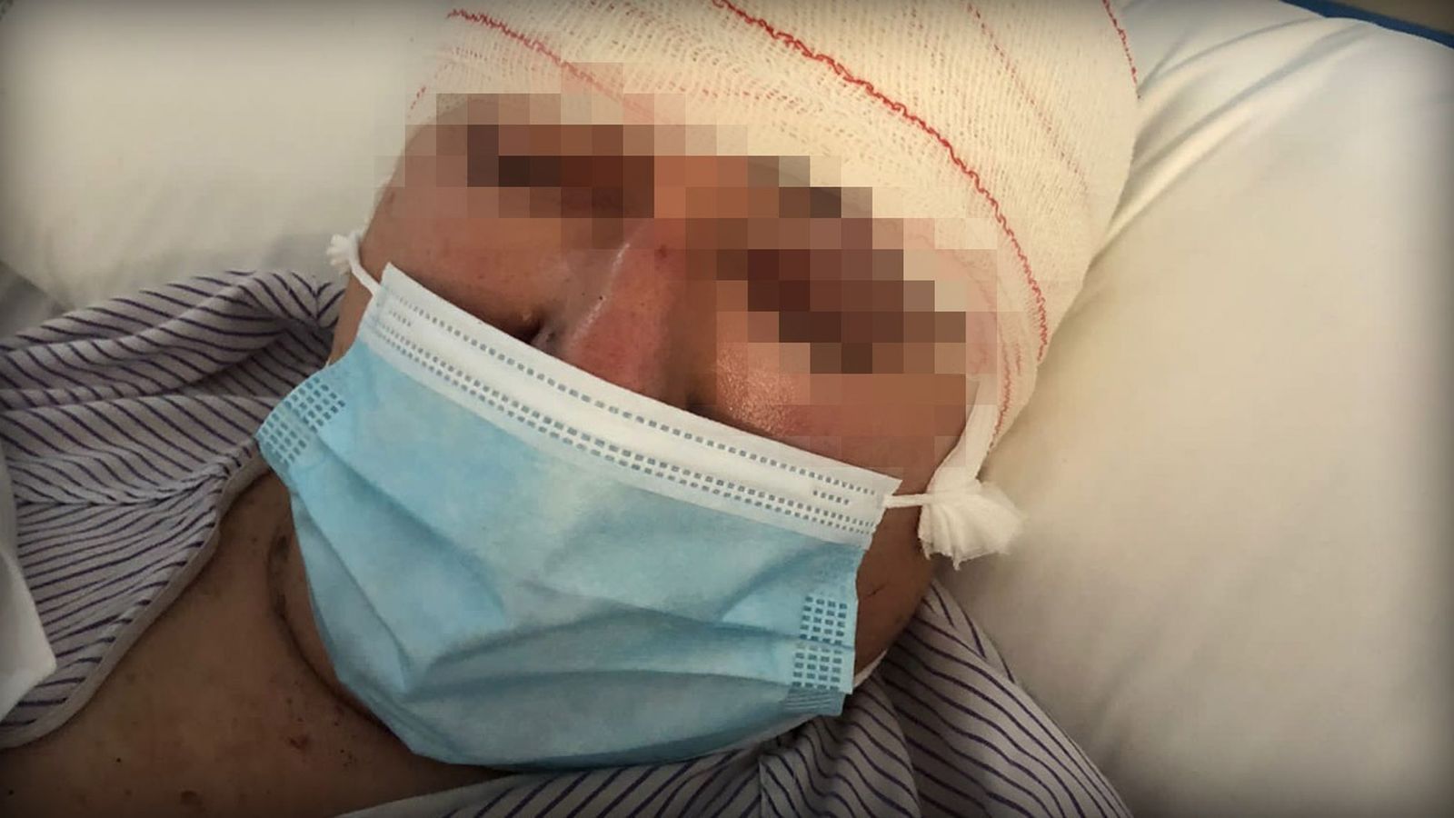 El taxista agredido en Sevilla.