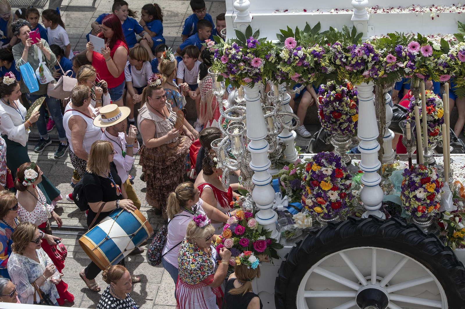 Así fue la despedida de la hermandad del Rocío de San Fernando