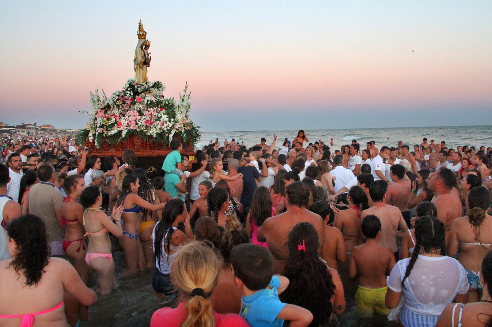 Procesión de la Virgen del Carmen en Punta Umbría