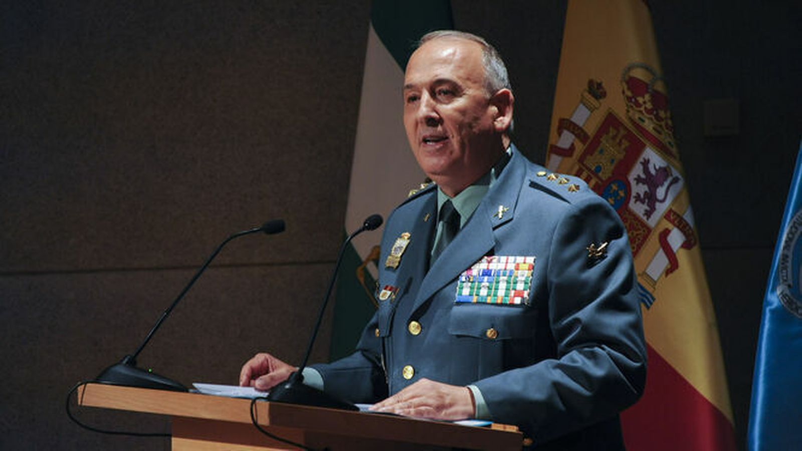 El coronel en la reserva Jesús Núñez.