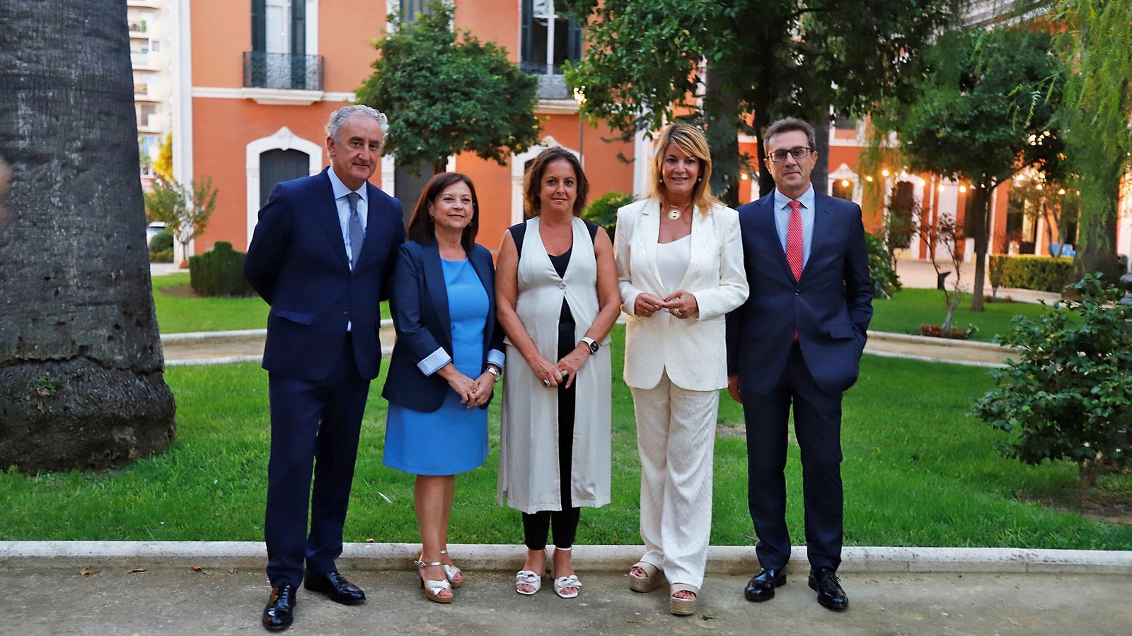 Tomás Cobo, Mercedes Ramblado, Catalina García, Pilar Miranda y Jorge Fernández.