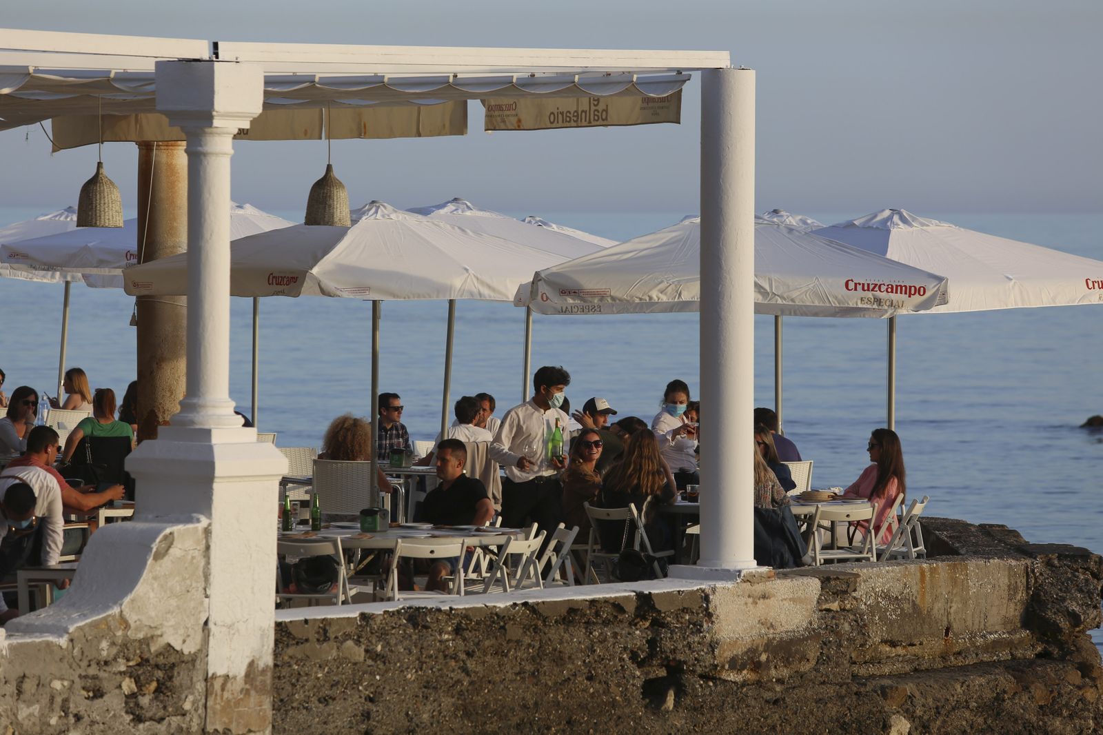 Las mejores vistas de la bahía, desde el balneario de los Baños del Carmen, en Málaga