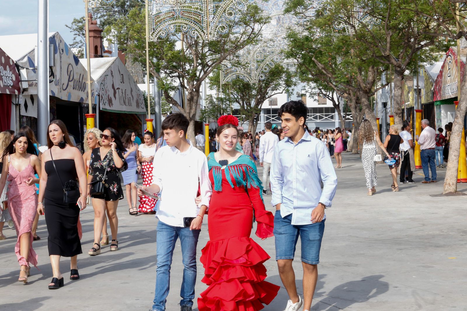Ambiente en el miércoles festivo de la Feria Real de Algeciras