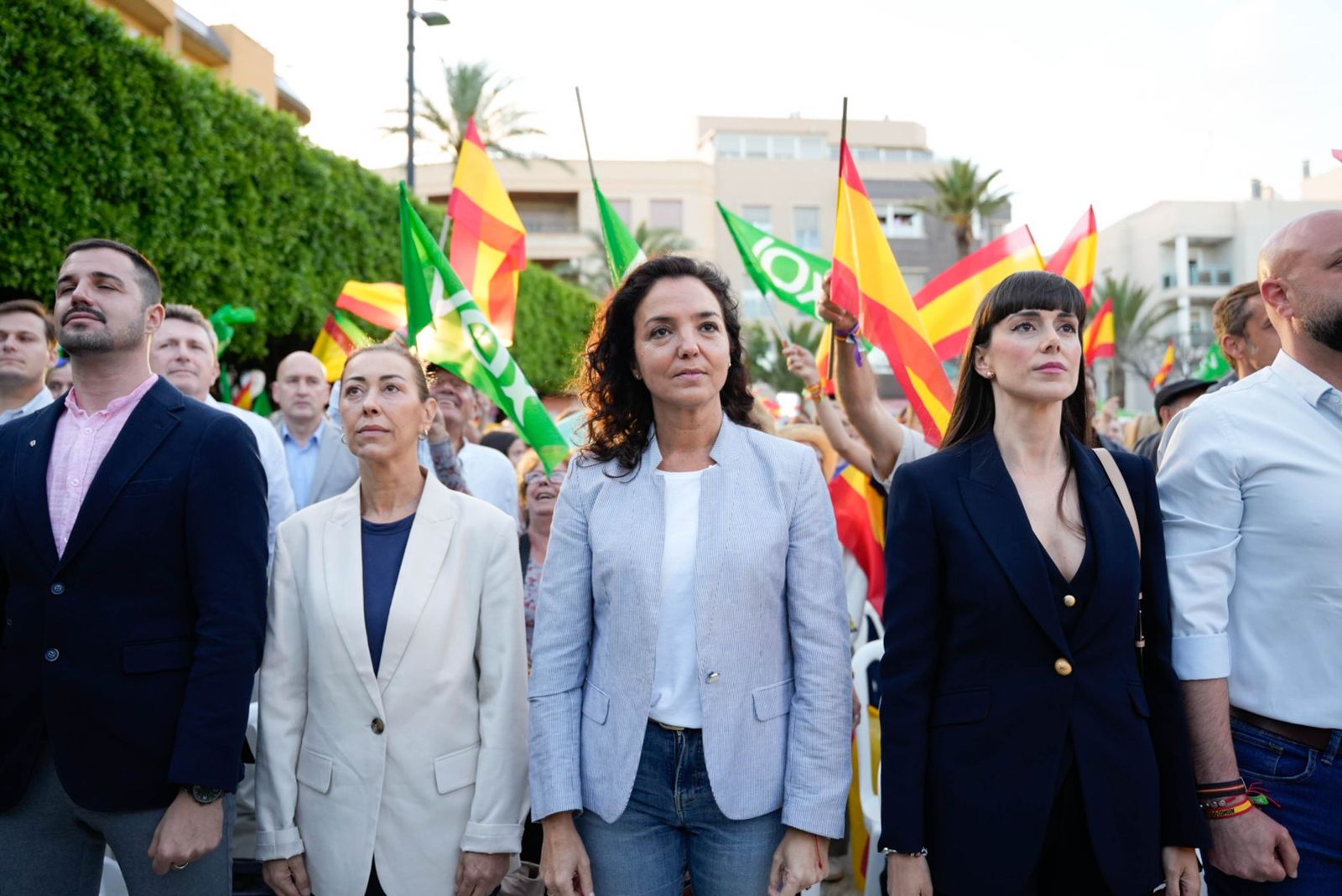 Las imágenes del acto público de Vox con Santiago Abascal en El Ejido