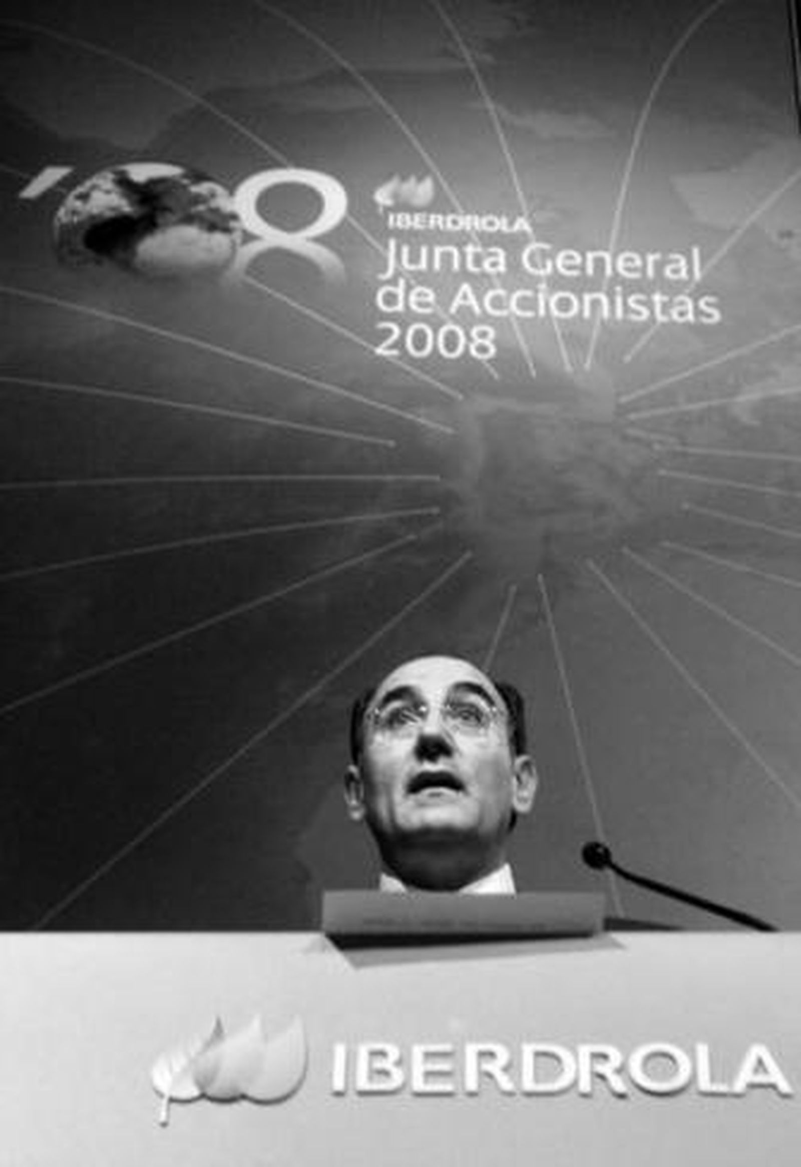 Ignacio Sánchez Galán, ayer en Bilbao.