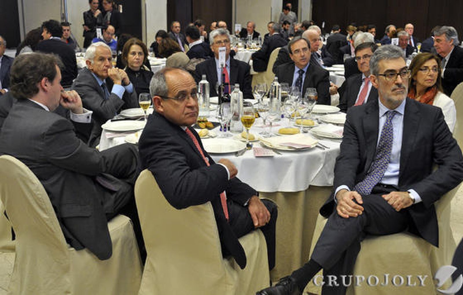 José Luis Rocha, Jorge Morquecho, José Luis Ballester, Antonio Pascual, Teresa García, Javier Landa, Juan Carlos Fernández, Francisco Rapun, Julia Núñez y Juan Antonio Cortecero.

Foto: Manuel Gómez/Juan Carlos Vázquez