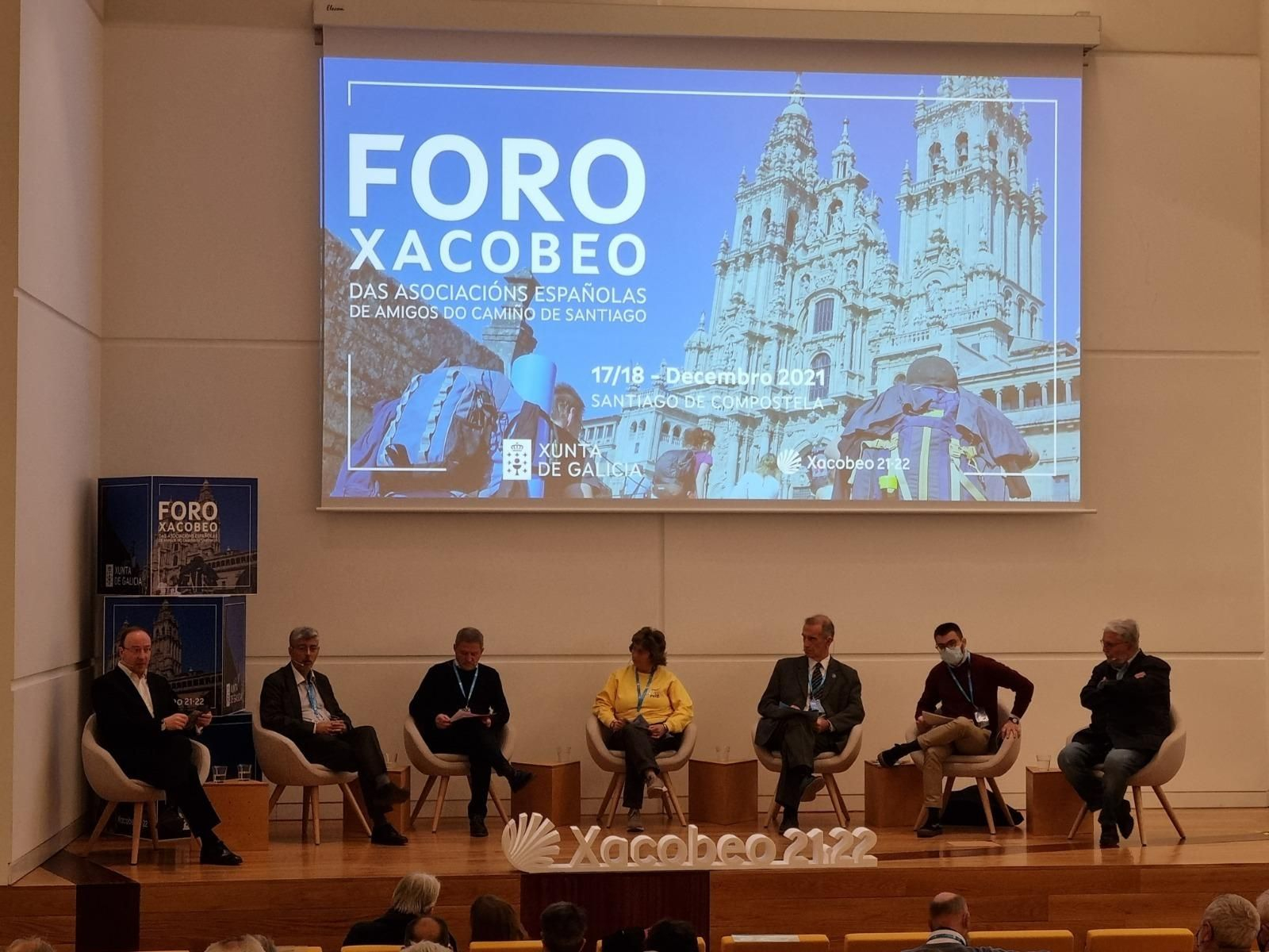 Un momento de la celebración del Foro Xacobeo días atrás en Santiago de Compostela.