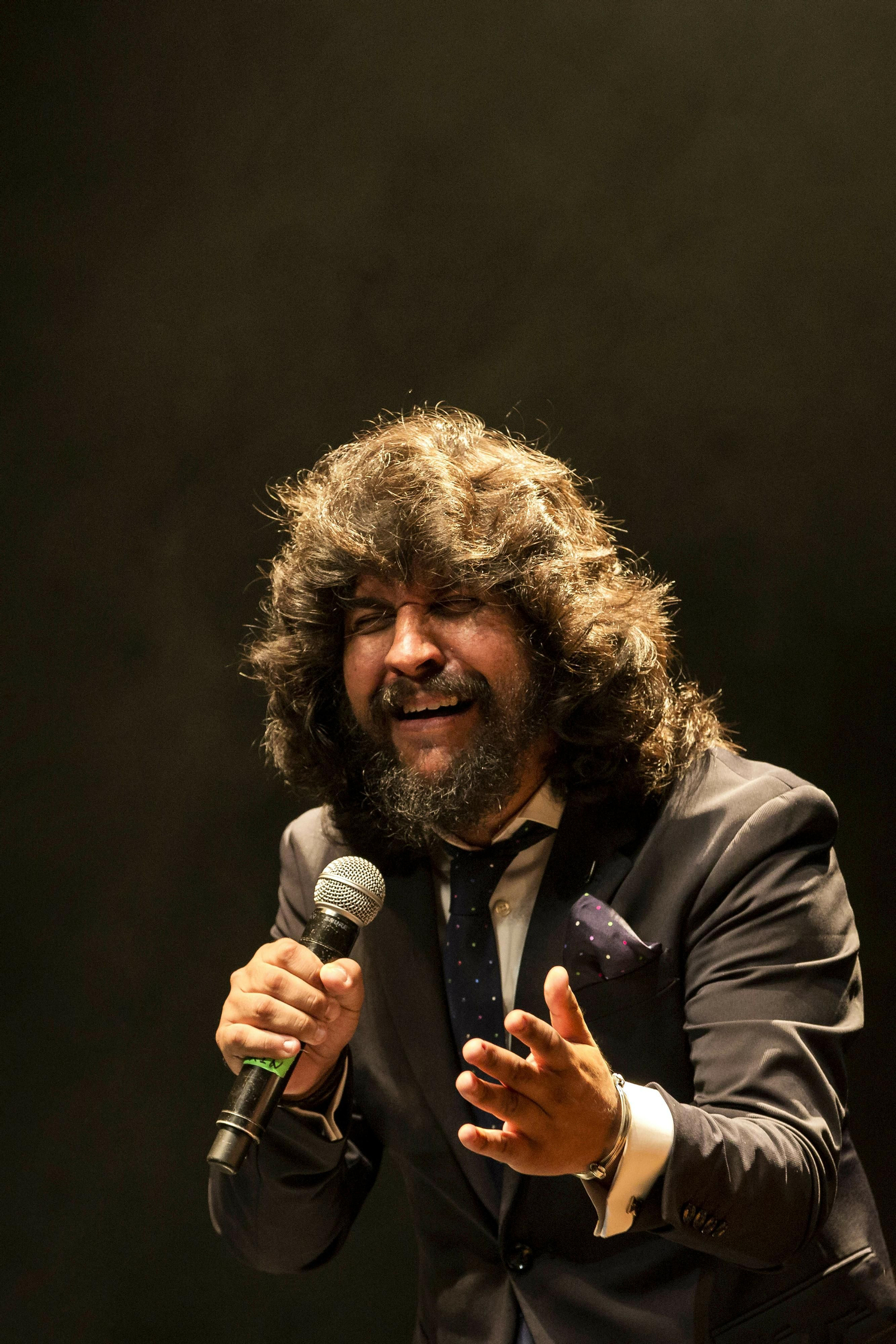 Una imagen de Rancapino Chico, actuando el pasado miércoles en Huelva.