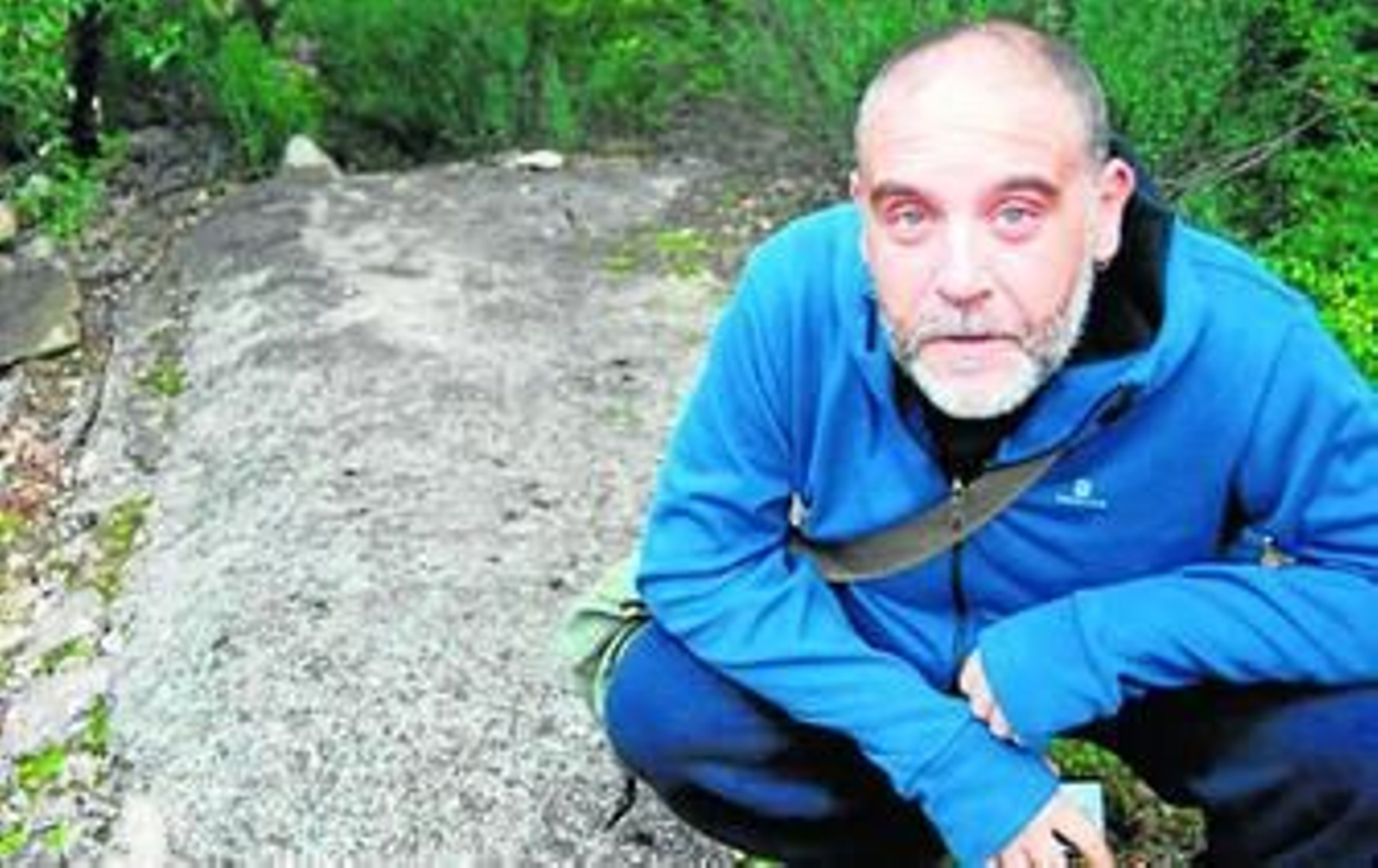 Óscar Fábrega, autor de la novela 'Prohibido excavar en este pueblo'. Óscar Fábrega, autor de la novela 'Prohibido excavar en este pueblo'.