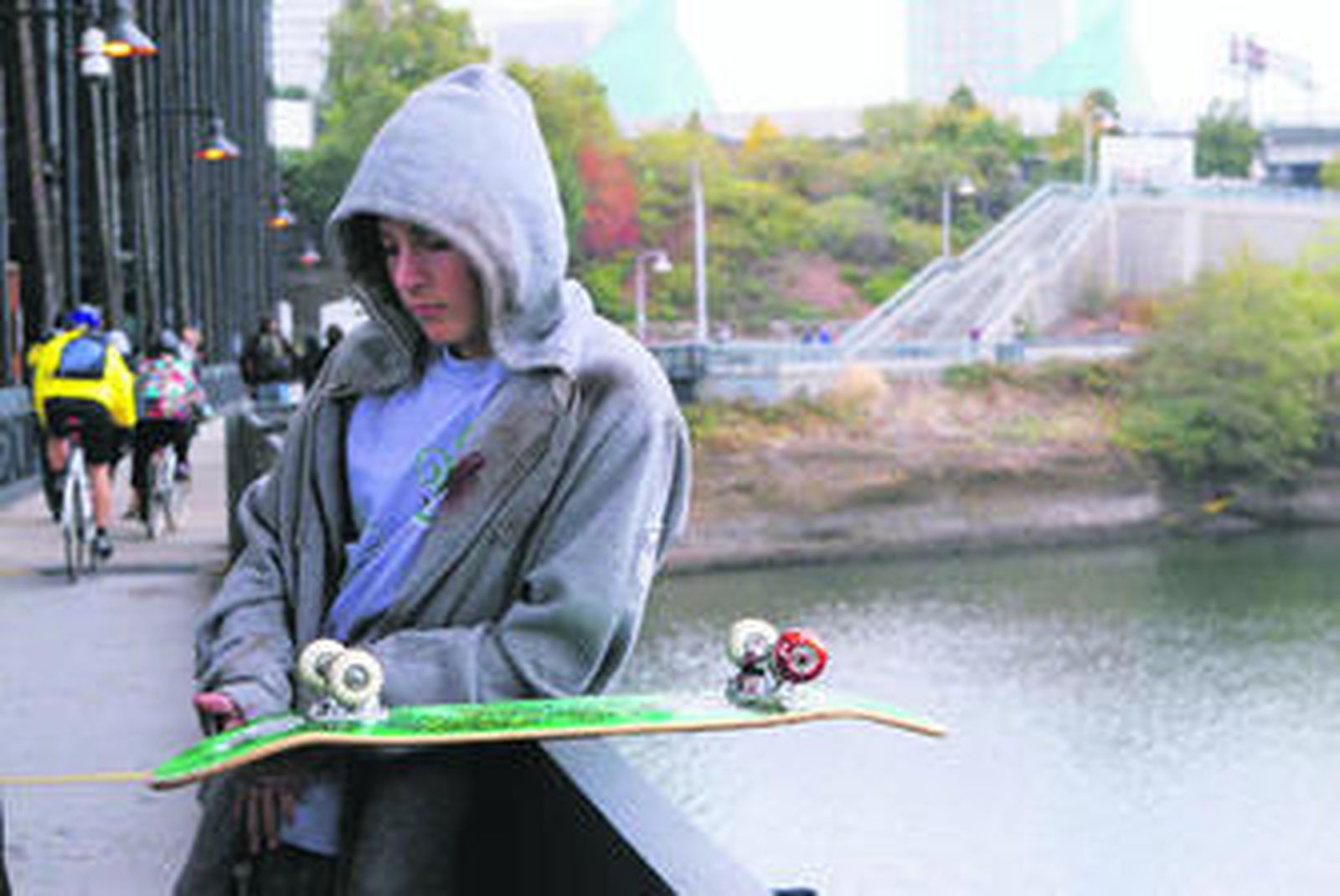 Gabe Nevins, actor no profesional, encarna al protagonista del filme.