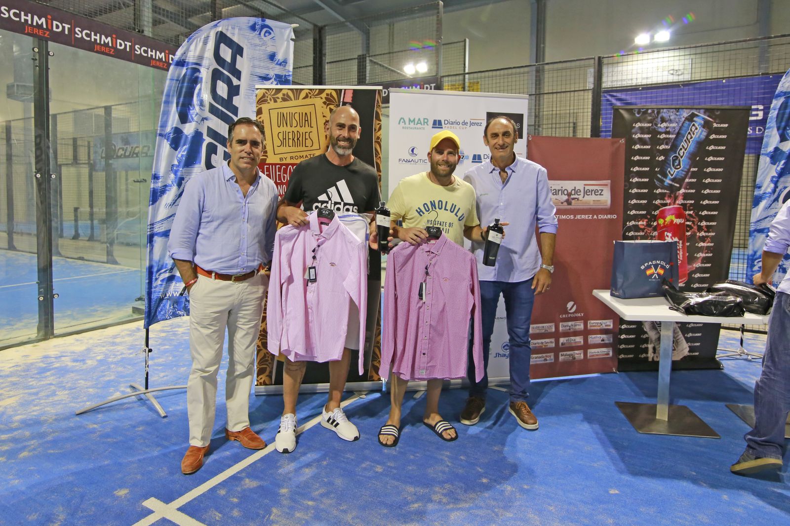 Entrega de premios de la IV Diario de Jerez Pádel Cup