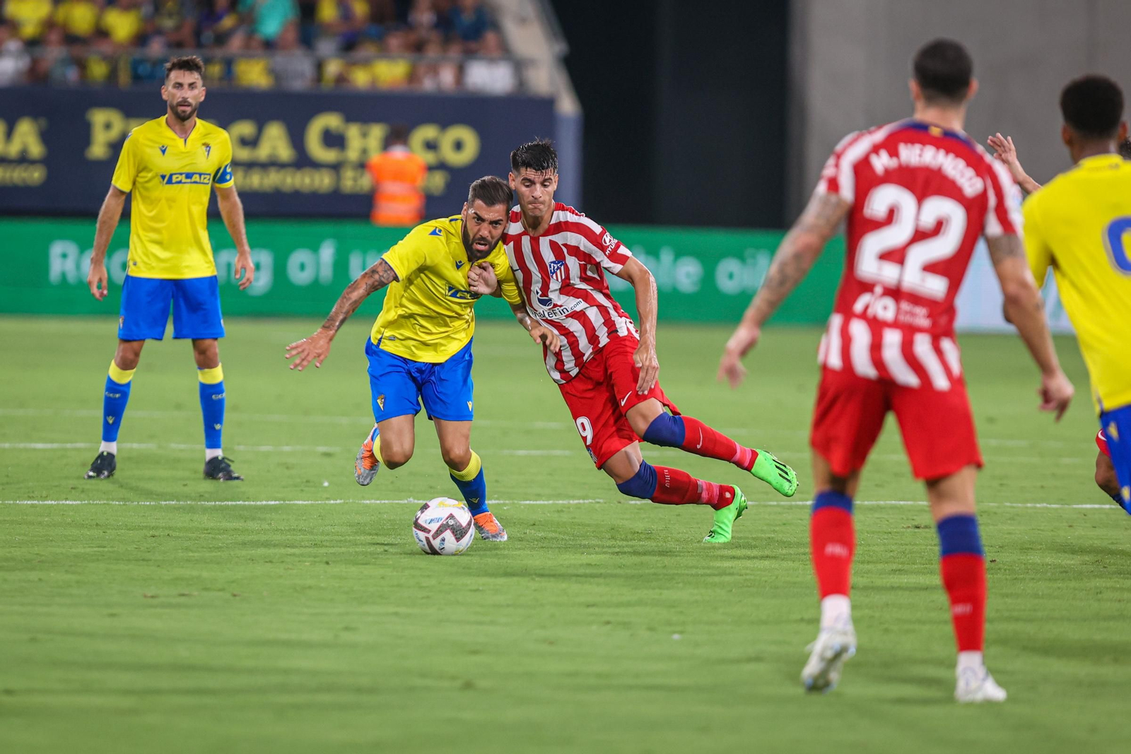 Las imágenes del Cádiz-Atlético de Madrid del Trofeo Carranza