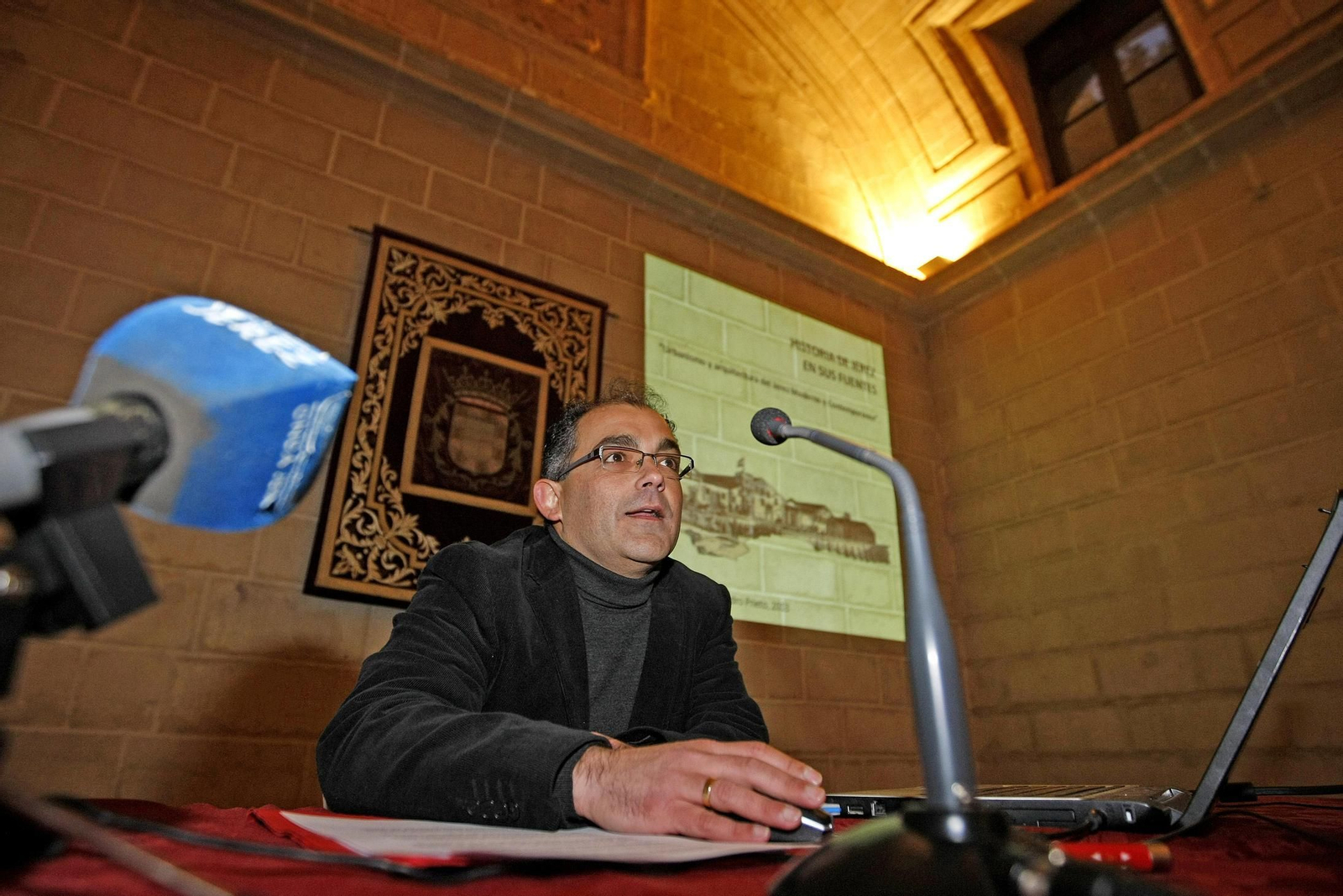 José Manuel Aladro, durante una conferencia.