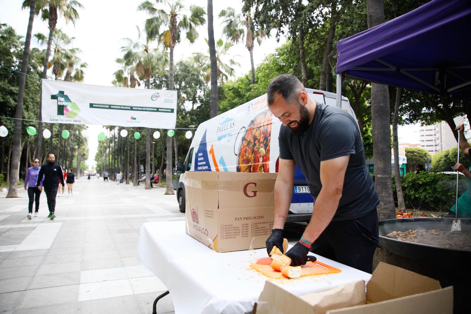 Las imágenes de la celebración del 1 mayo en Almería, Día del Trabajador del CSIF