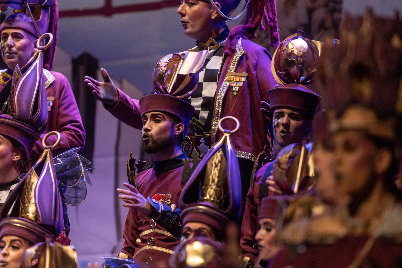 Cuarta jornada de preliminares del Carnaval de Huelva.
