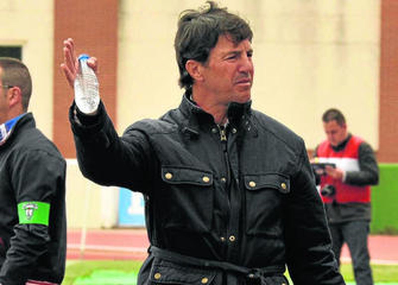 Jose González, el domingo el estadio Romero Cuerda de Villanueva de la Serena.
