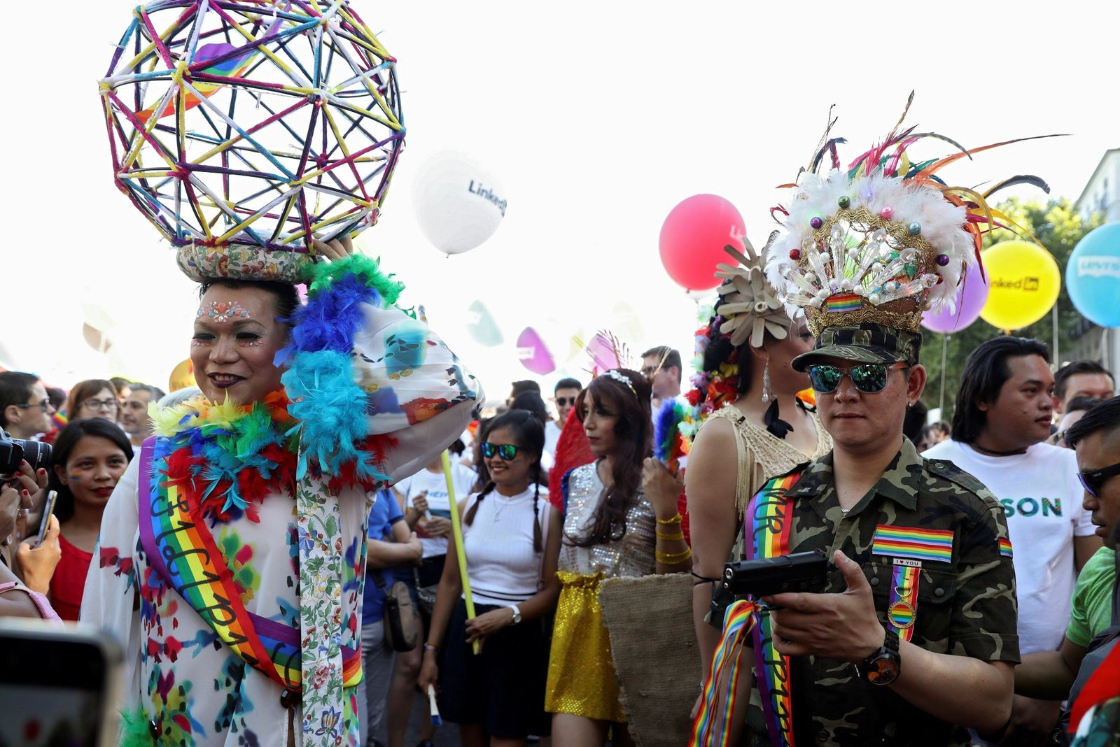 Manifestación del Orgullo LGTBI en Madrid.