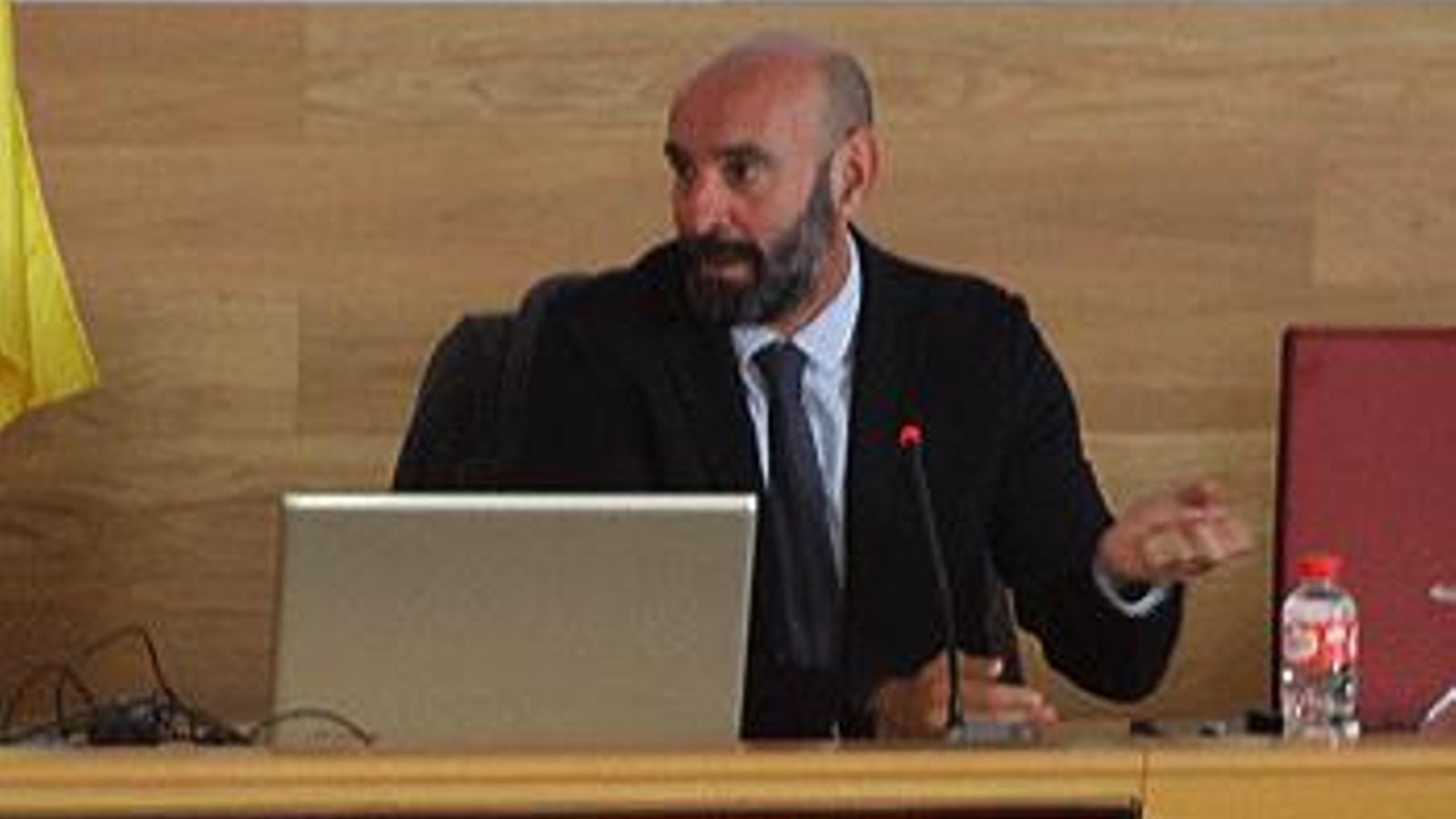 Monchi, durante su intervención.