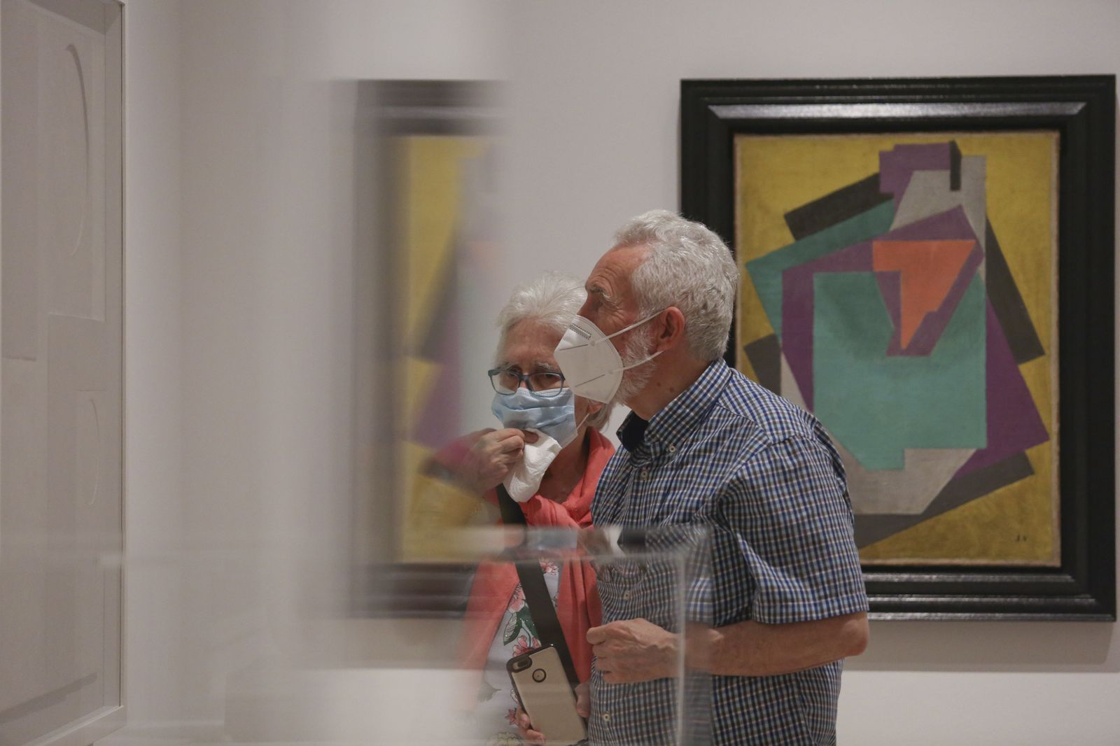 Las fotos del (tímido) reencuentro con los museos en Málaga