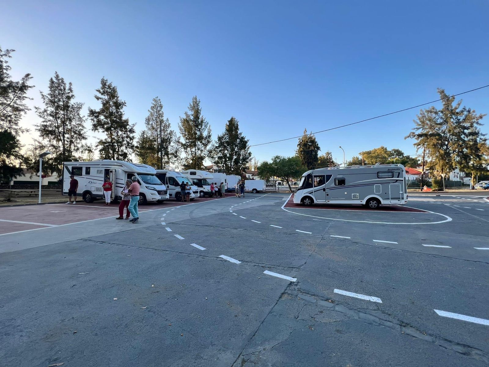 Así es el nuevo área para autocoravanas de Riotinto