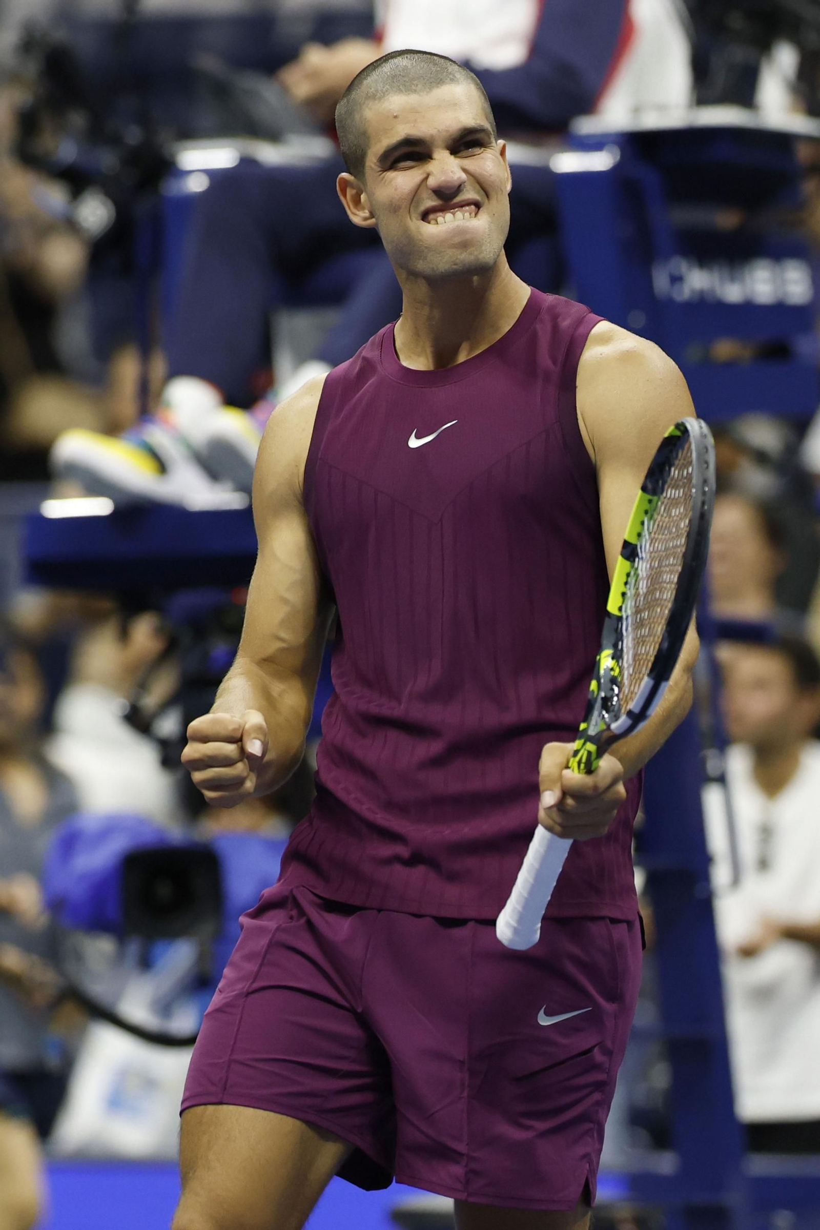 Las fotos del nuevo 'look' de Alcaraz en el Open USA