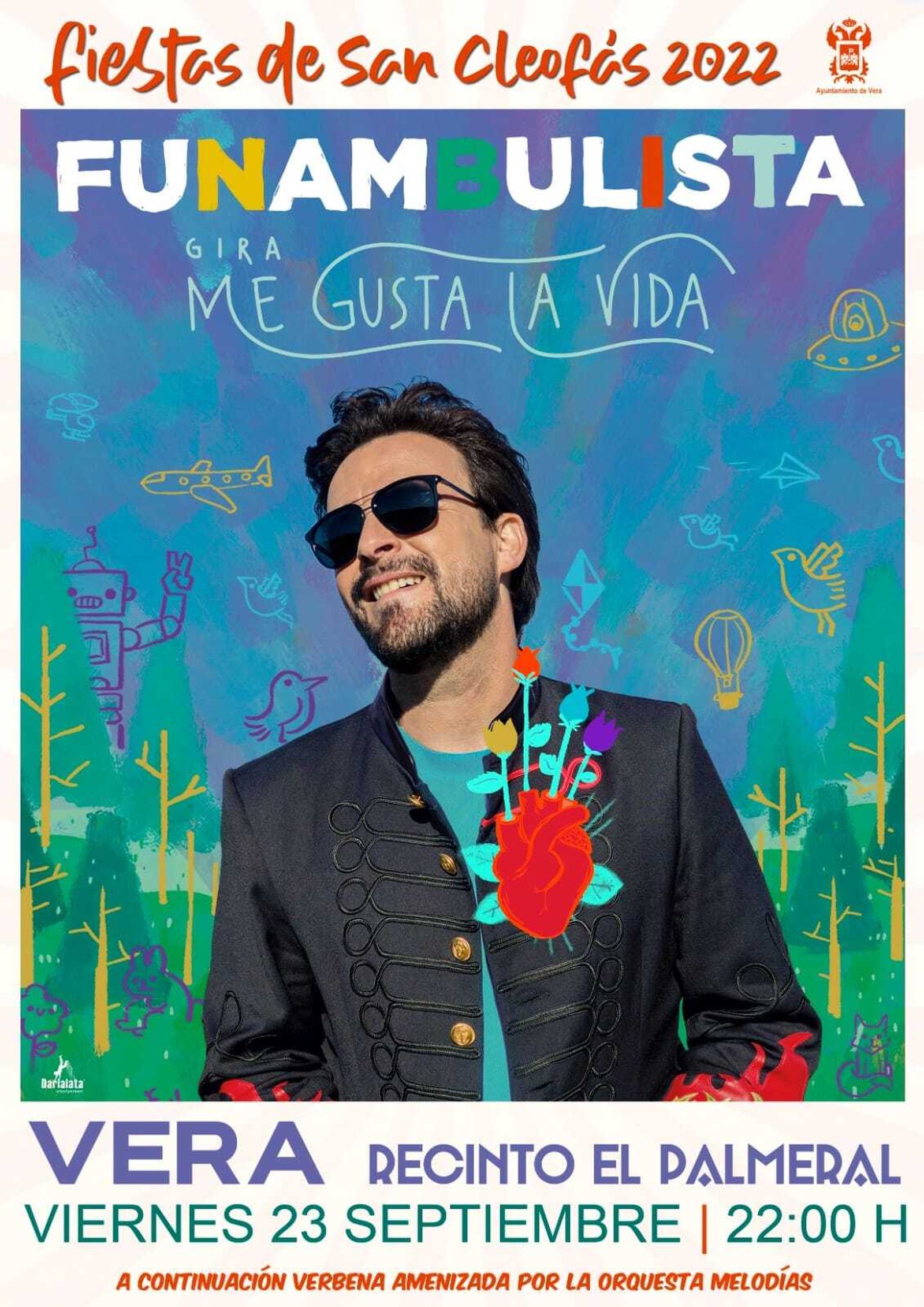 Funambulista llega a Vera.