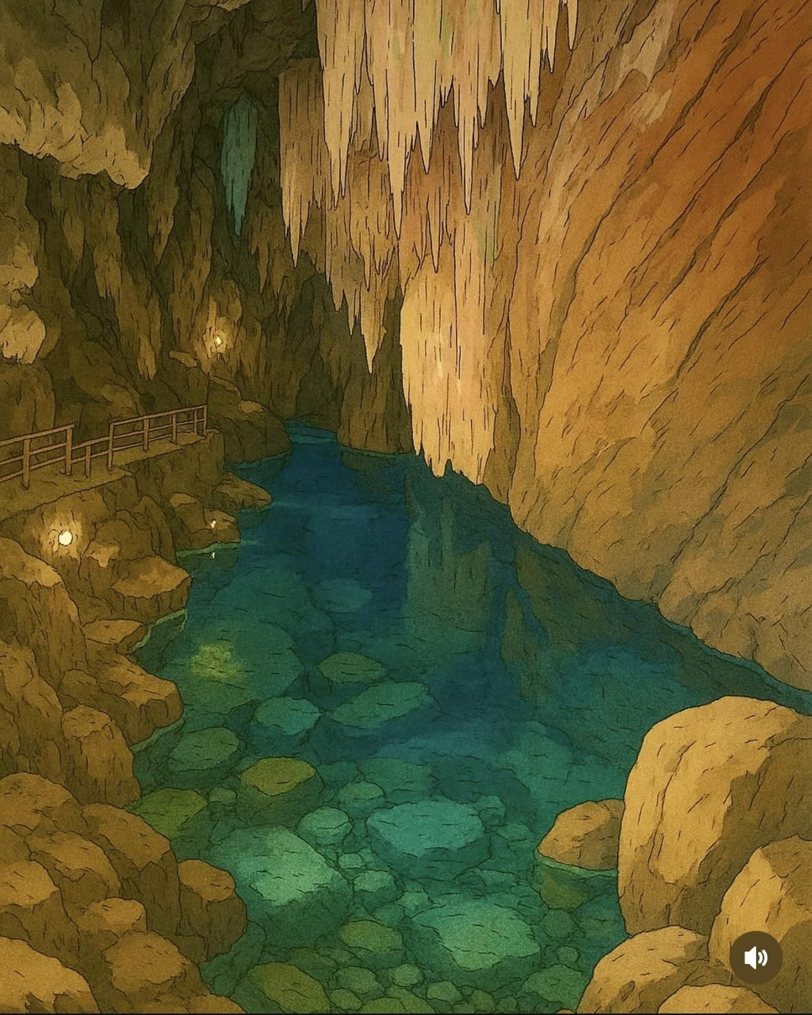 Así se vería Huelva en el universo japonés Ghibli, una creación de ViajeroGoloso con Inteligencia Artificial